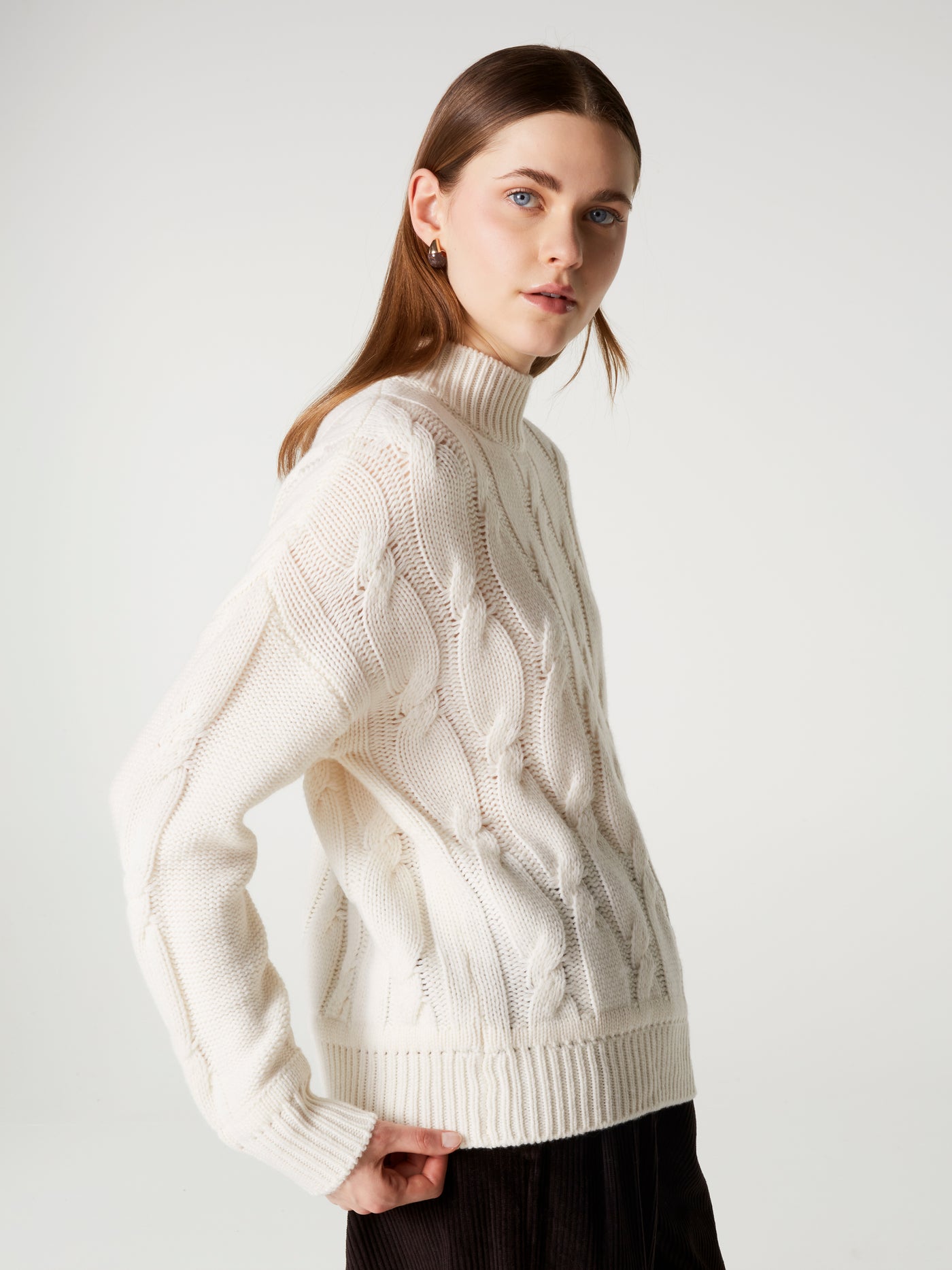 Pull Lya - Laine cachemire - white