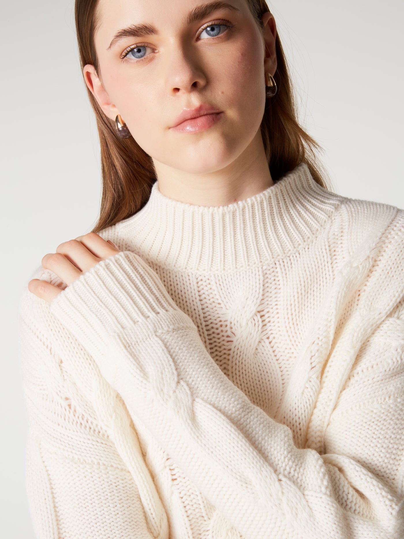 Pull Lya - Laine cachemire - white