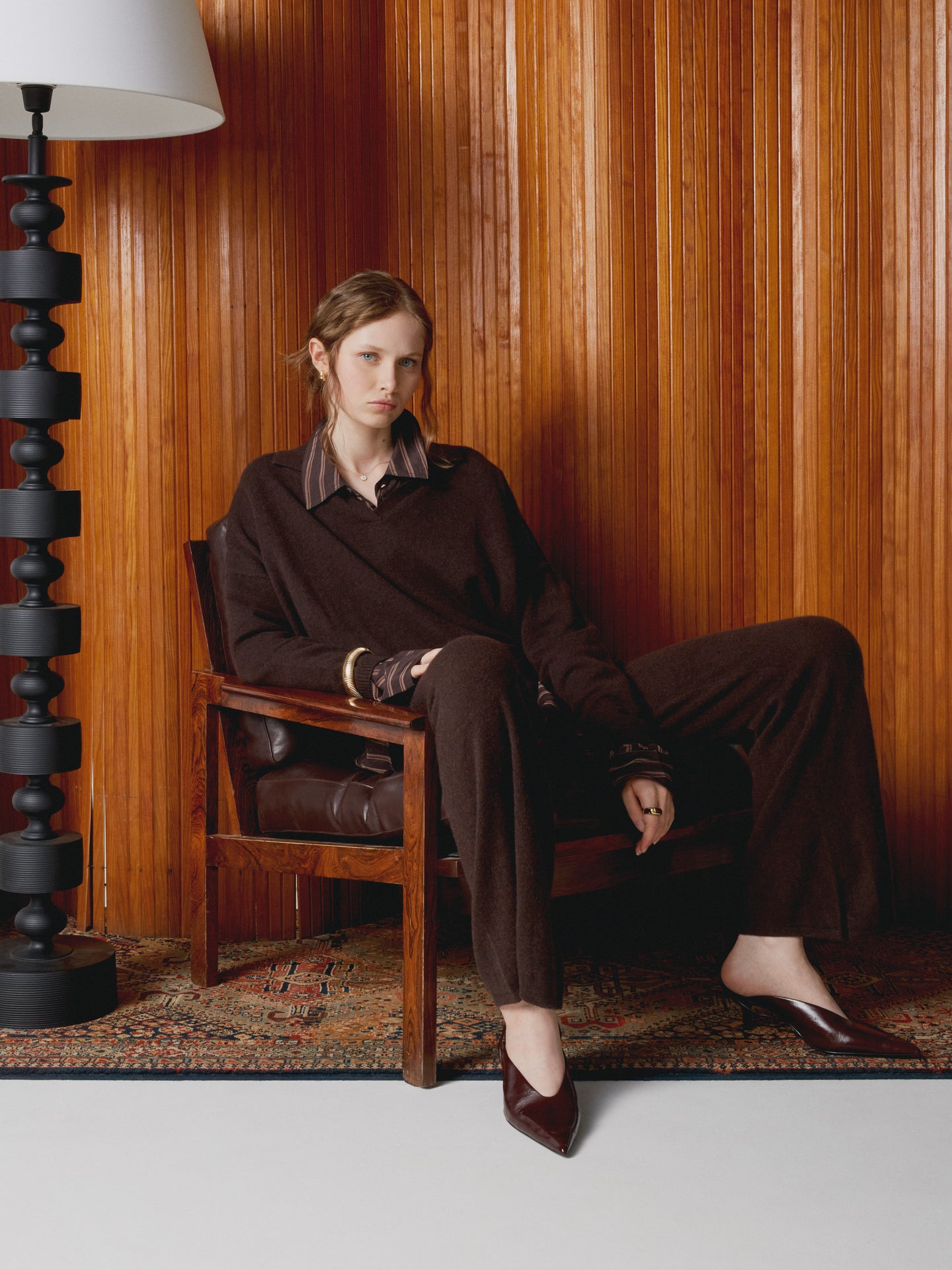 trui maya - kasjmier - dark brown