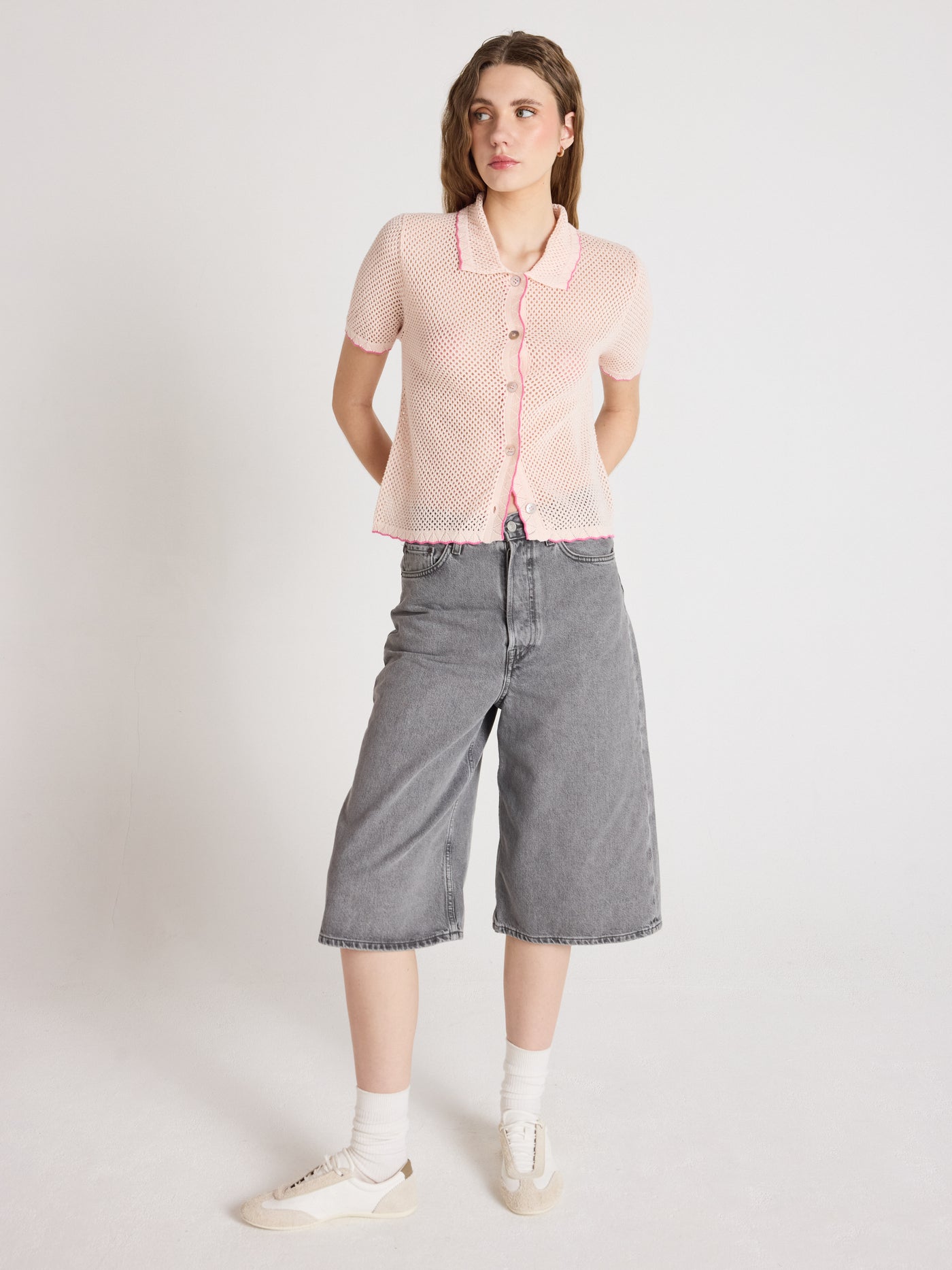 molly - Chemise en coton cachemire - blush