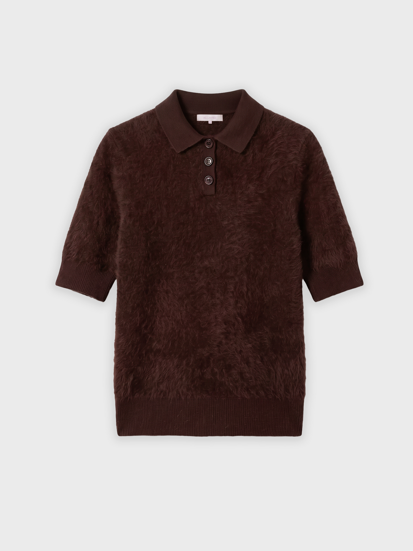 pull polo margot - Cachemire brossé - brownie