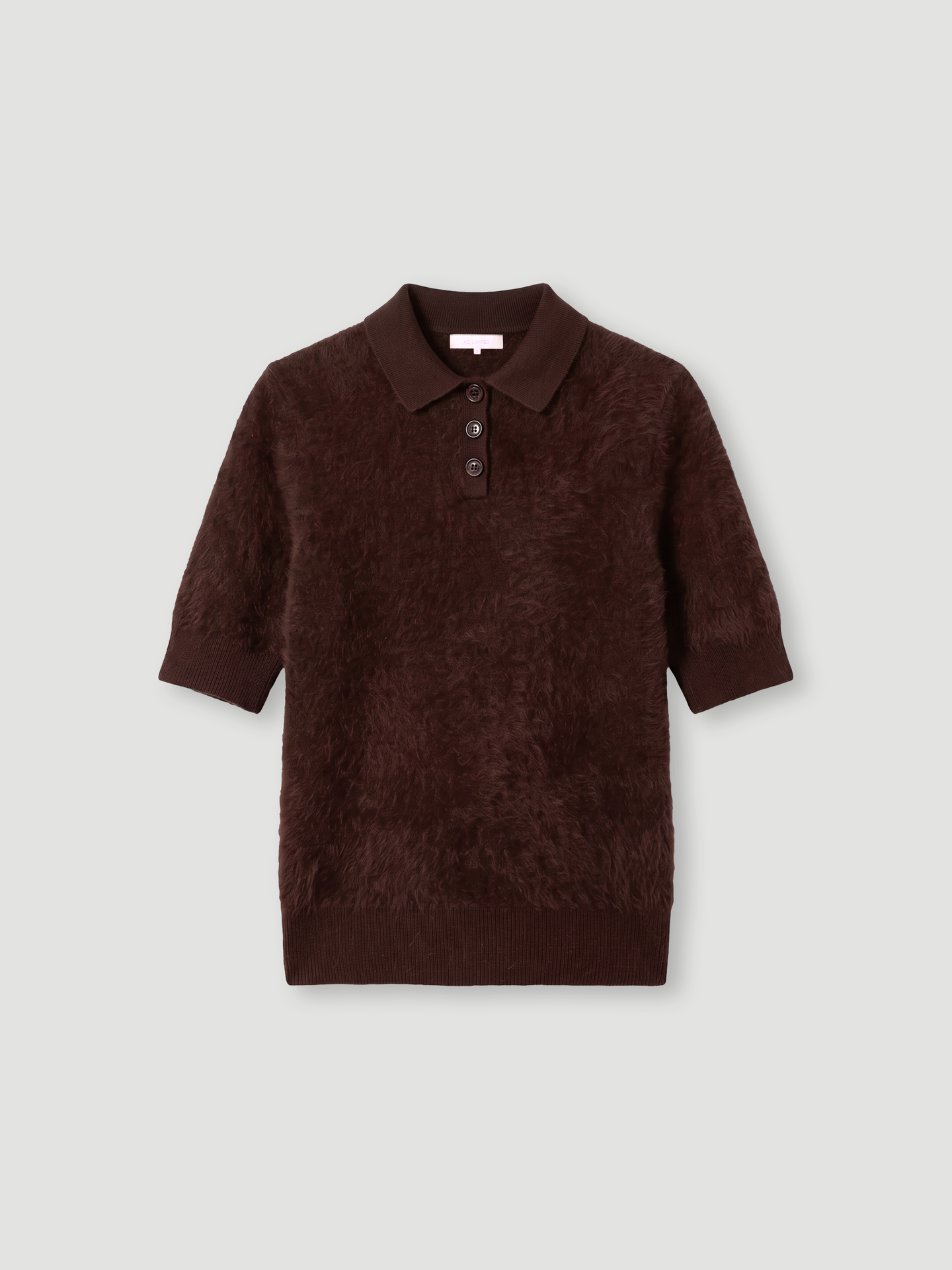 pull polo margot - Cachemire brossé - brownie