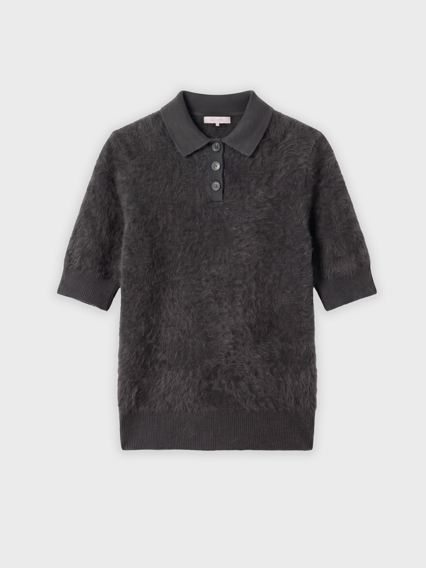 pull polo margot - Cachemire brossé - dark heather grey
