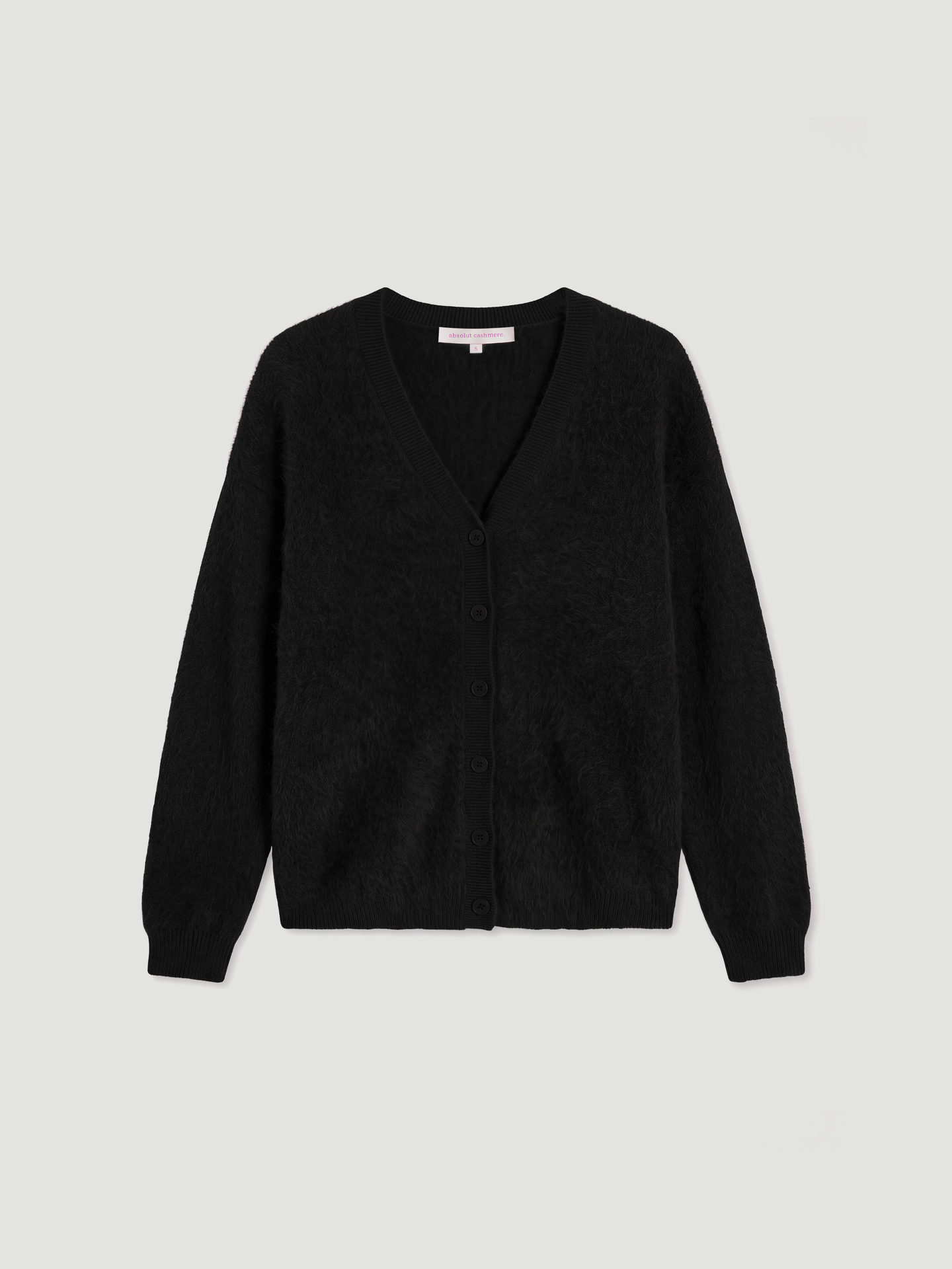 Cardigan Debora - Gebürsteter Kaschmir - Schwarz