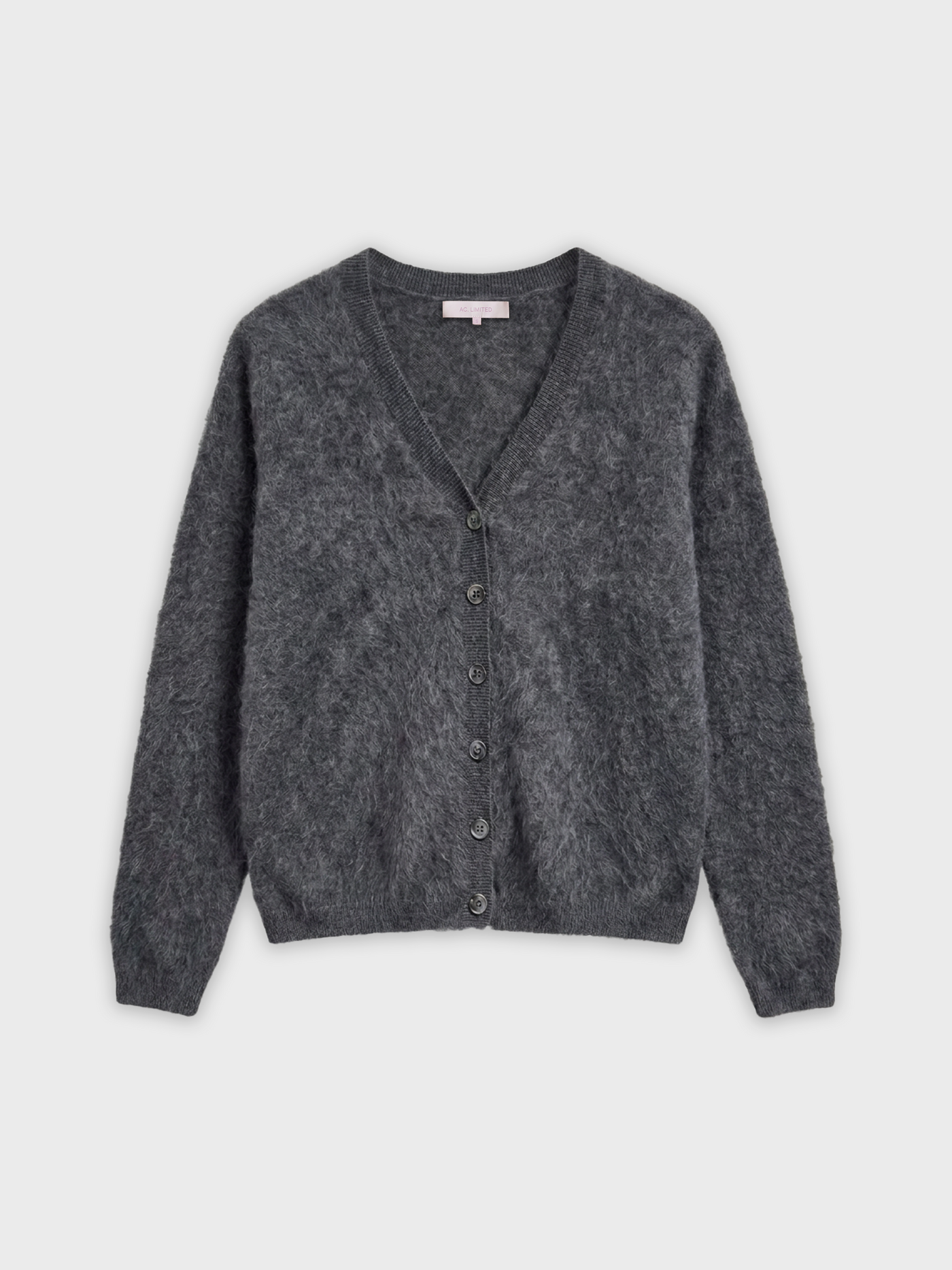 cardigan debora - Cachemire brossé - dark heather grey