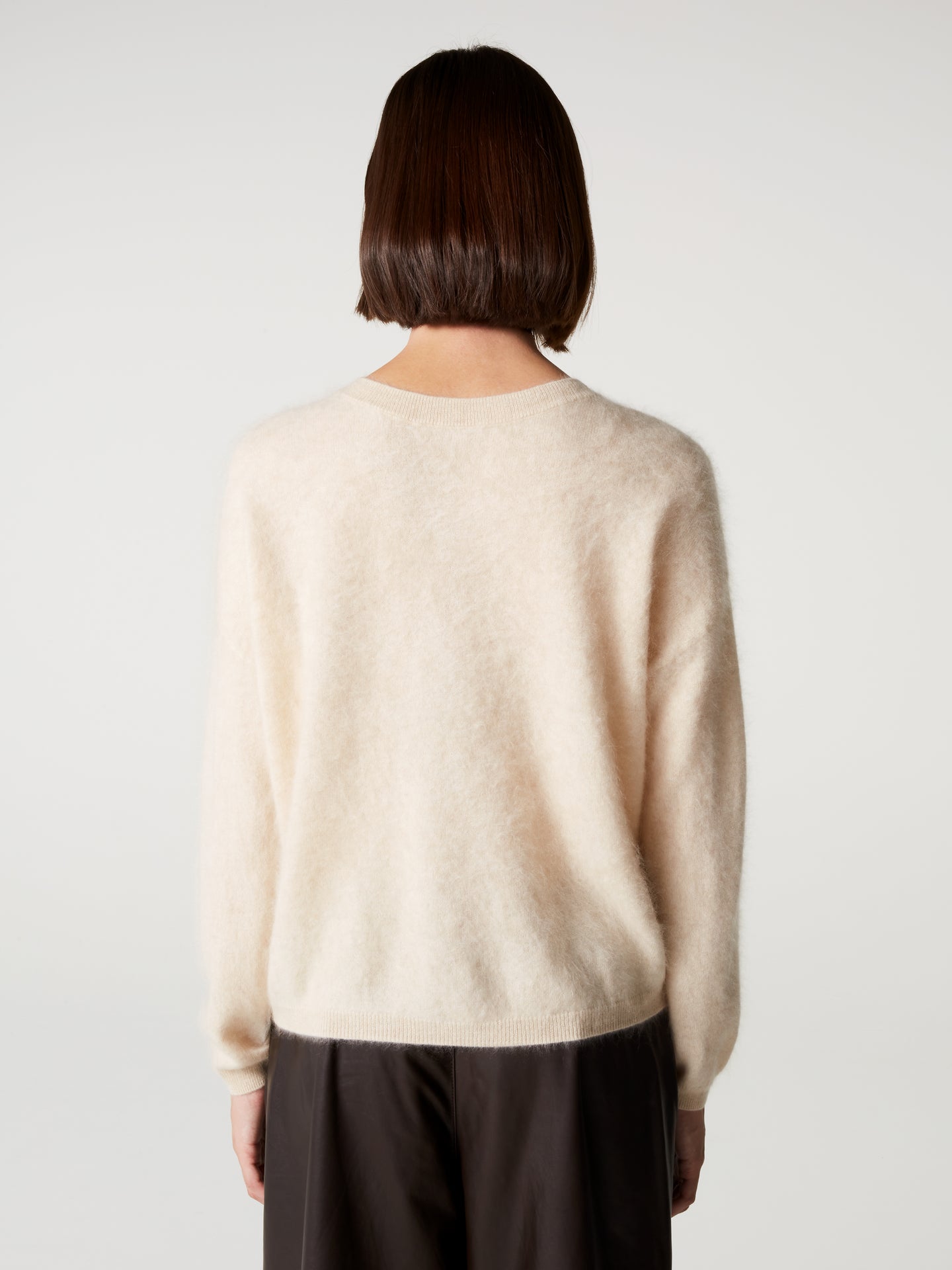 cardigan debora - Cachemire brossé - light beige
