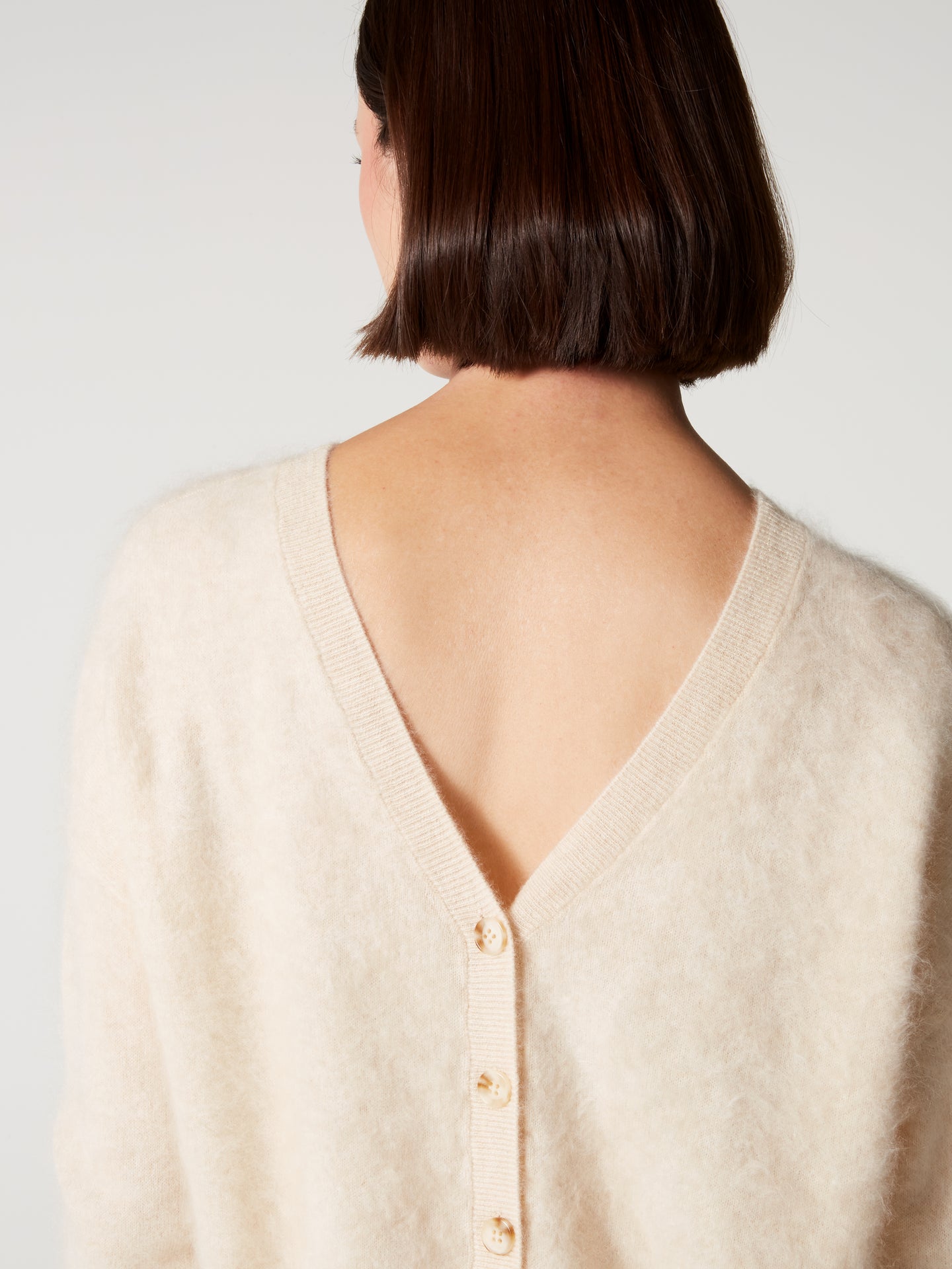 cardigan debora - Cachemire brossé - light beige