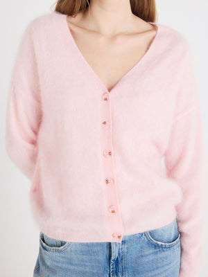 cardigan debora - cachemire brossé - ice cream