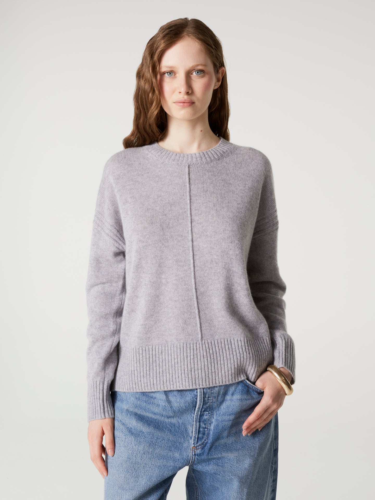pull candace - Cachemire épais - ash