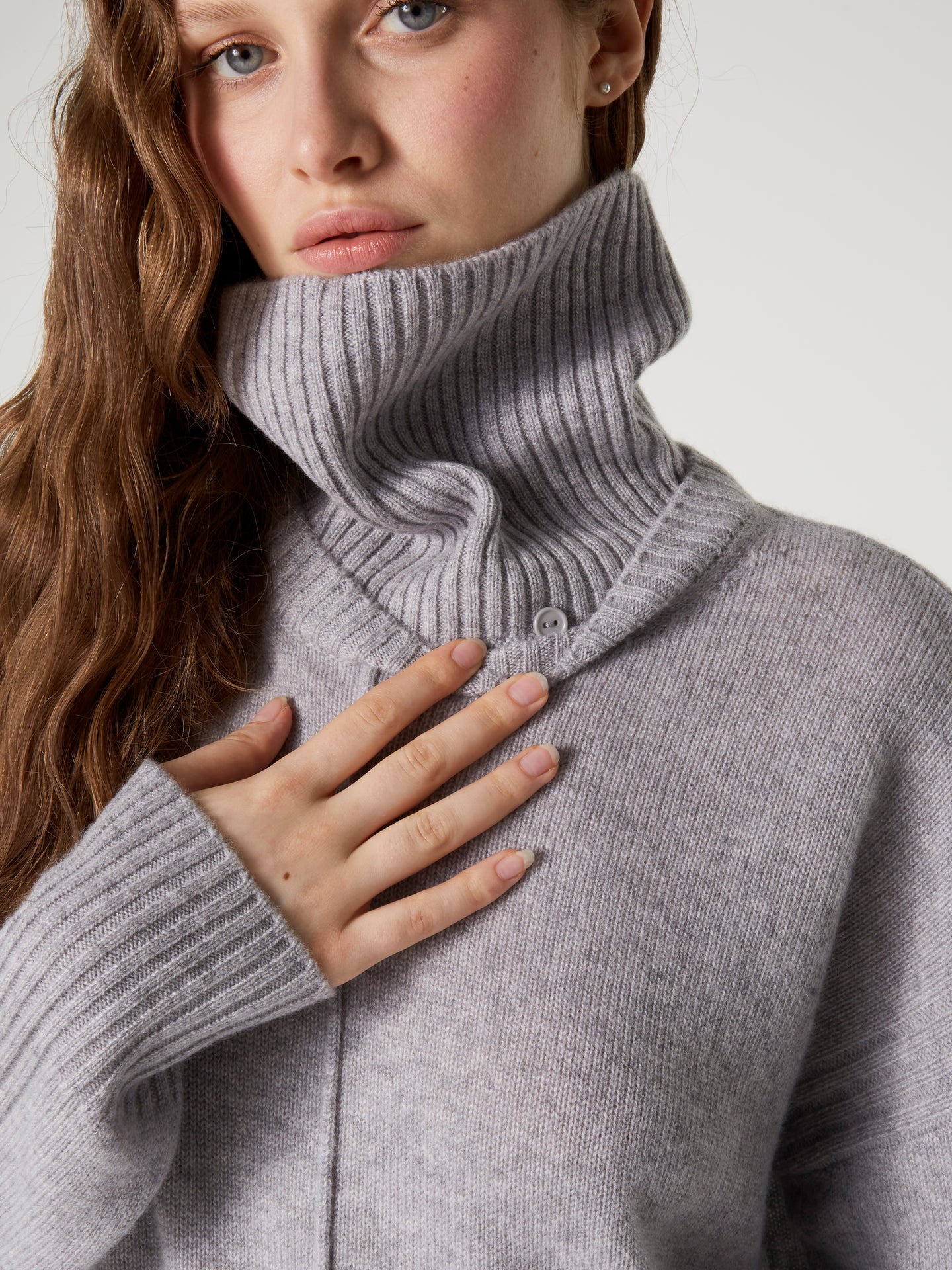 pull candace - Cachemire épais - ash