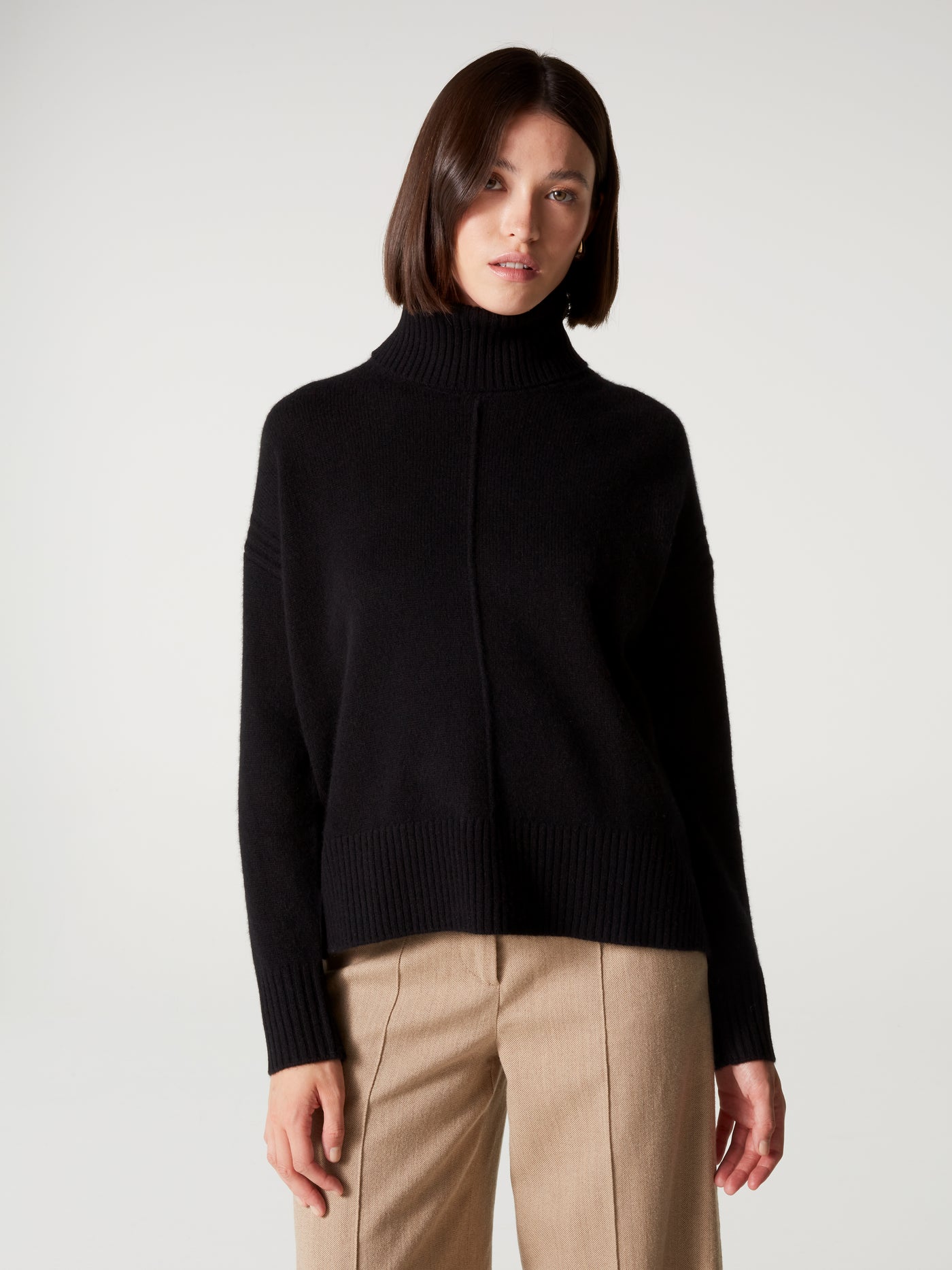 maglione candace - Cashmere spesso - nero