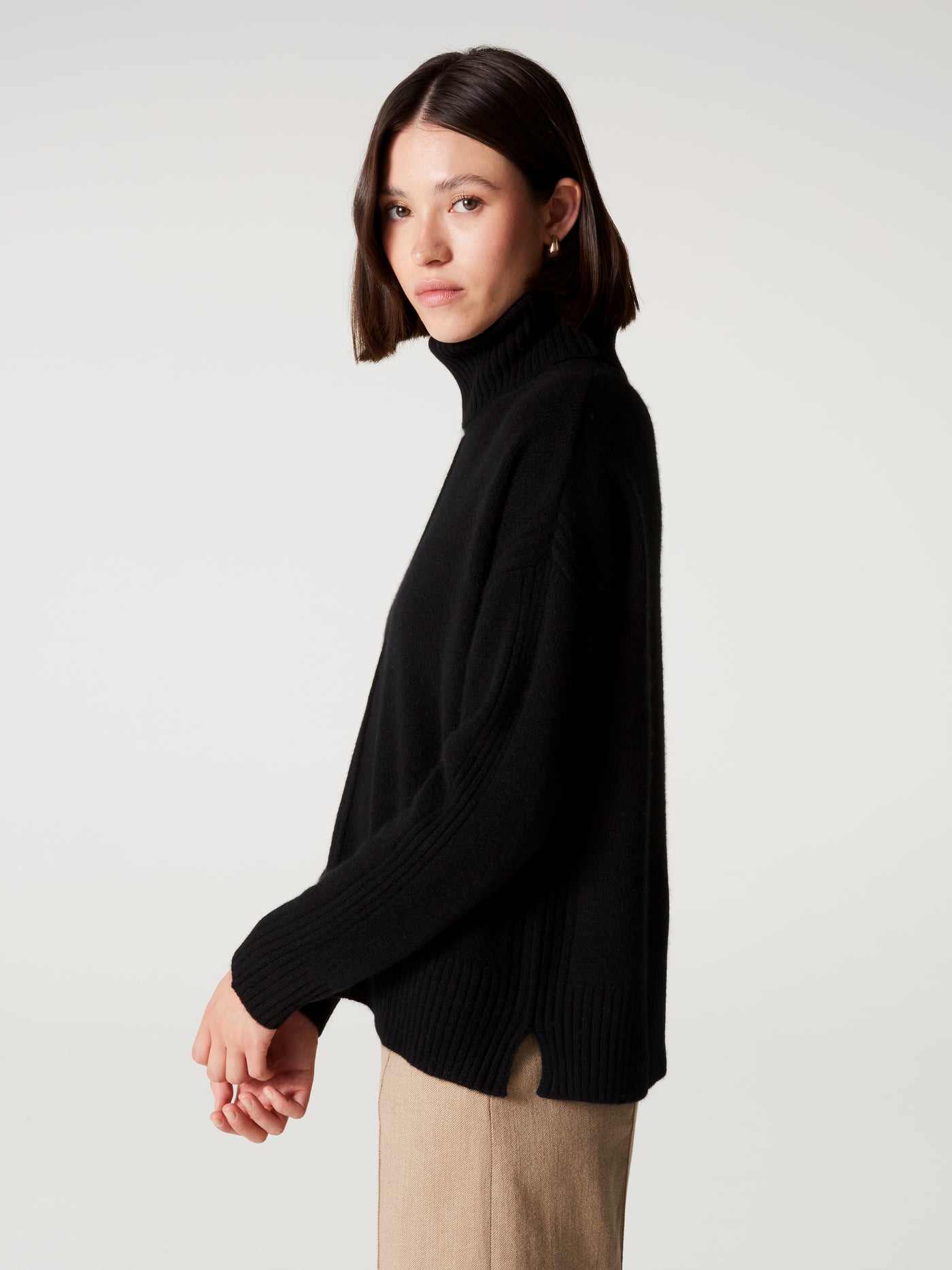 maglione candace - Cashmere spesso - nero