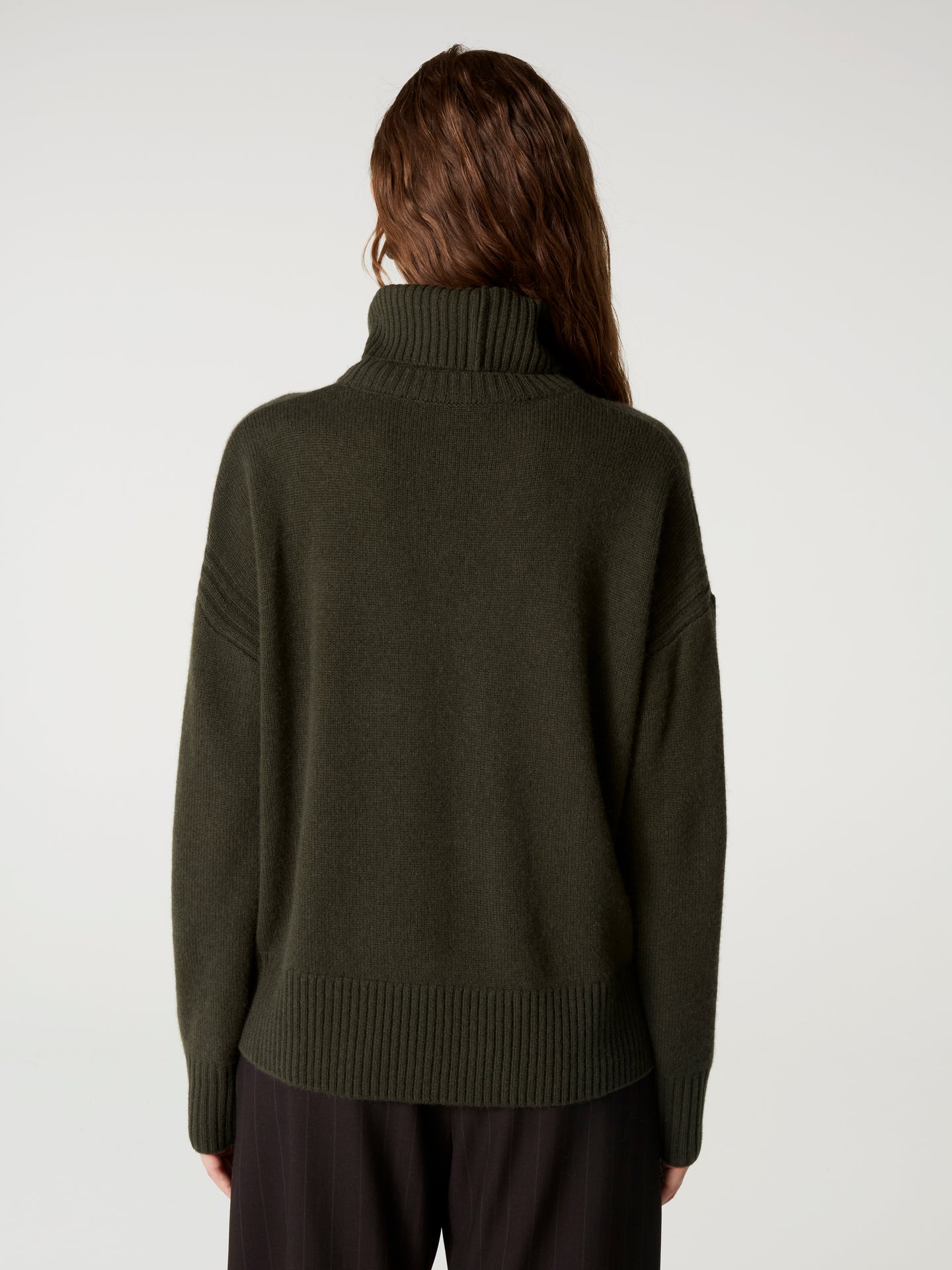 pull candace - Cachemire épais - olive