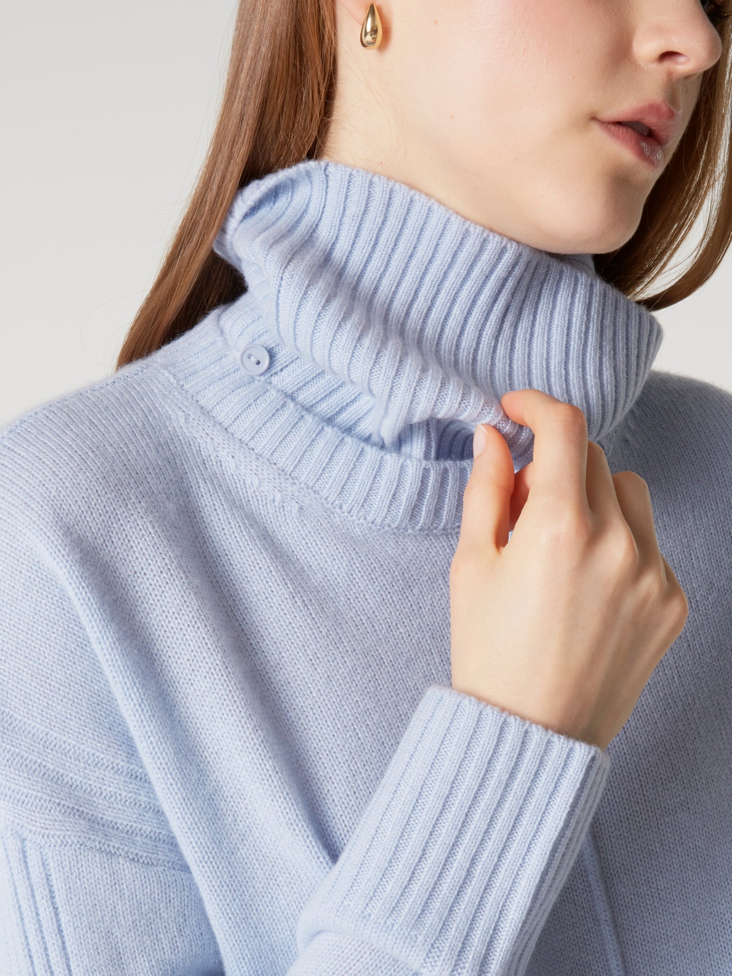 pull candace - Cachemire épais - sky