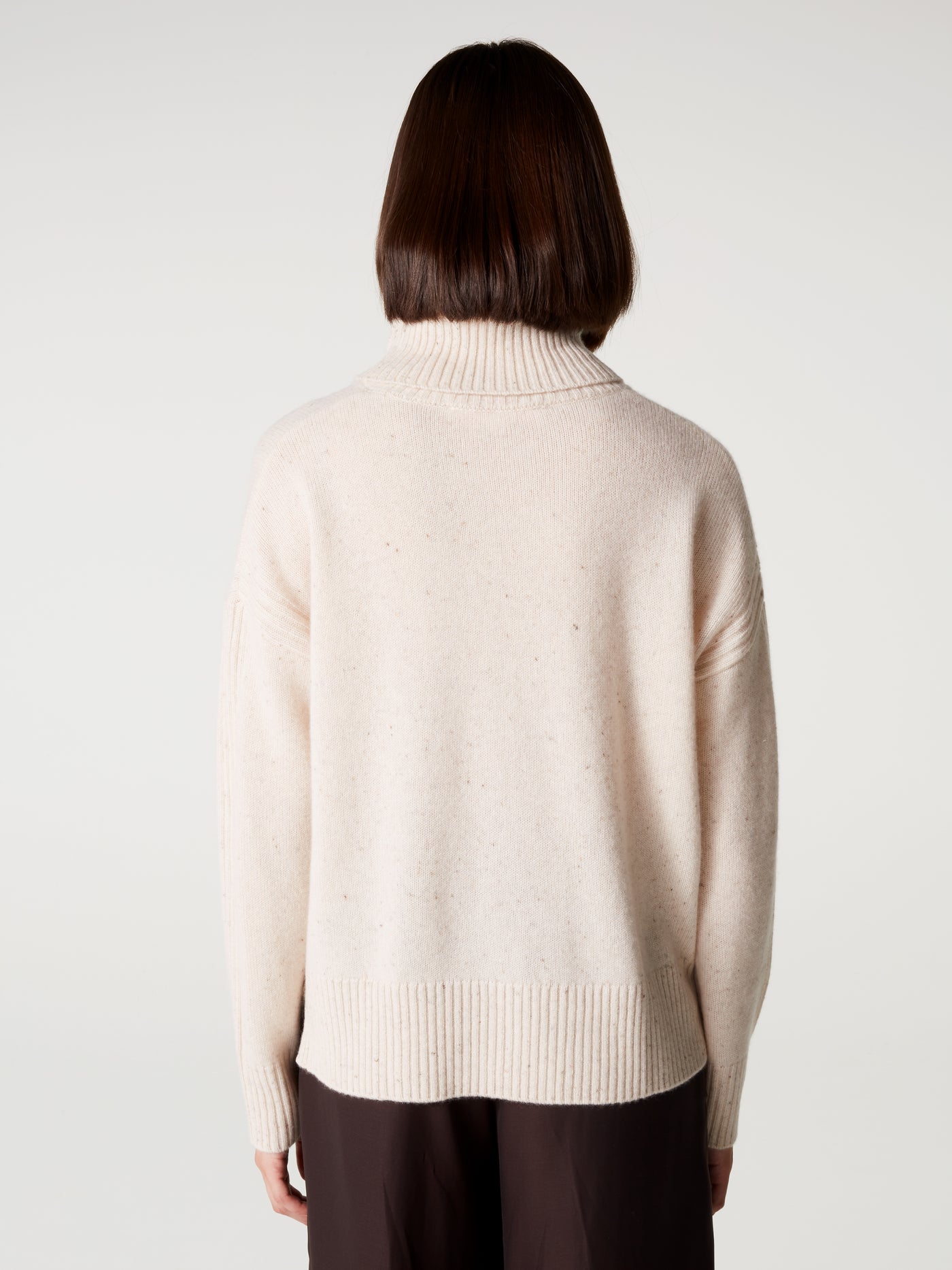 pull candace - Cachemire épais - white neps