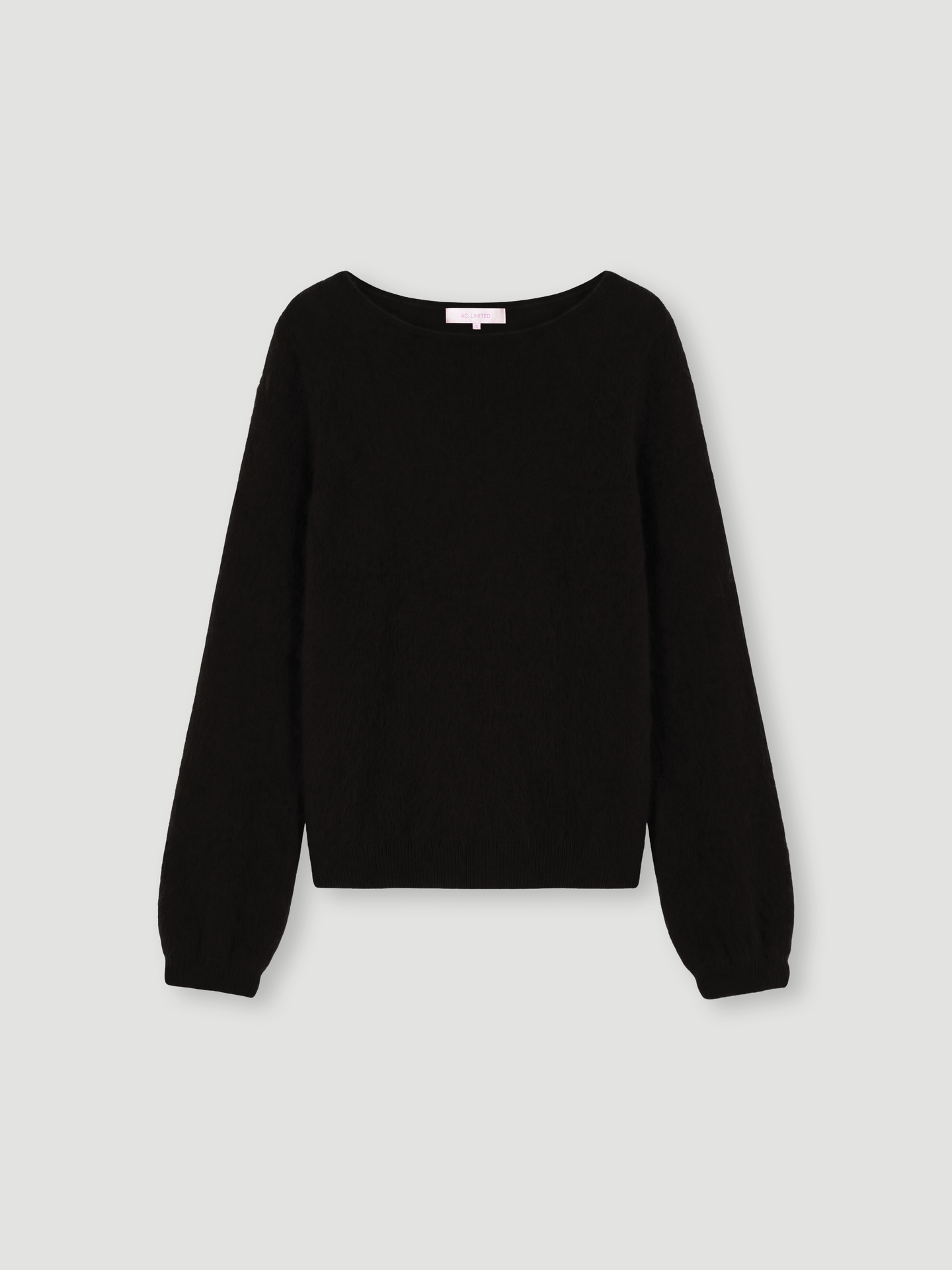 Pullover Garance - Gebürsteter Kaschmir - Schwarz