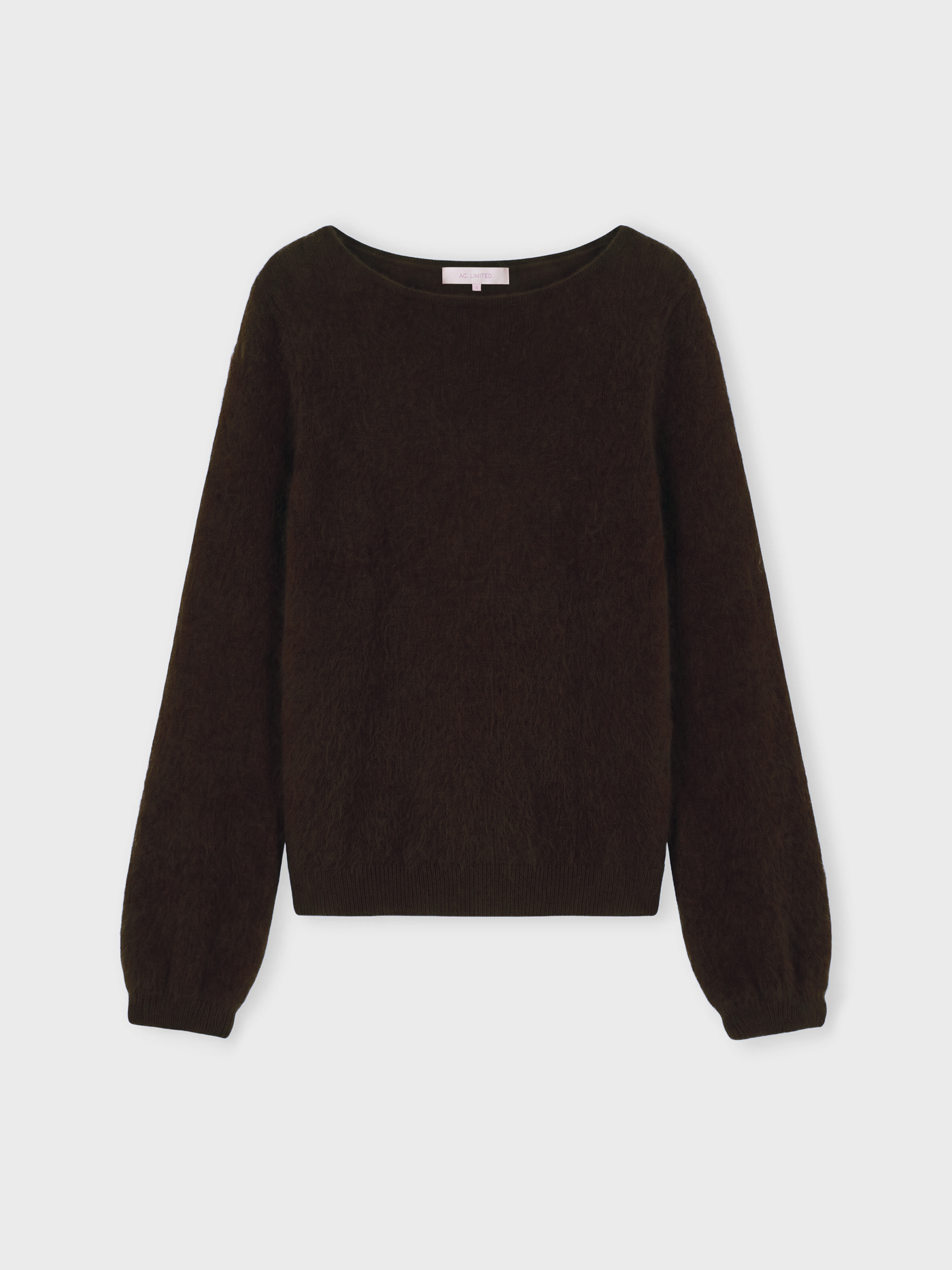 pull garance - Cachemire brossé - brownie