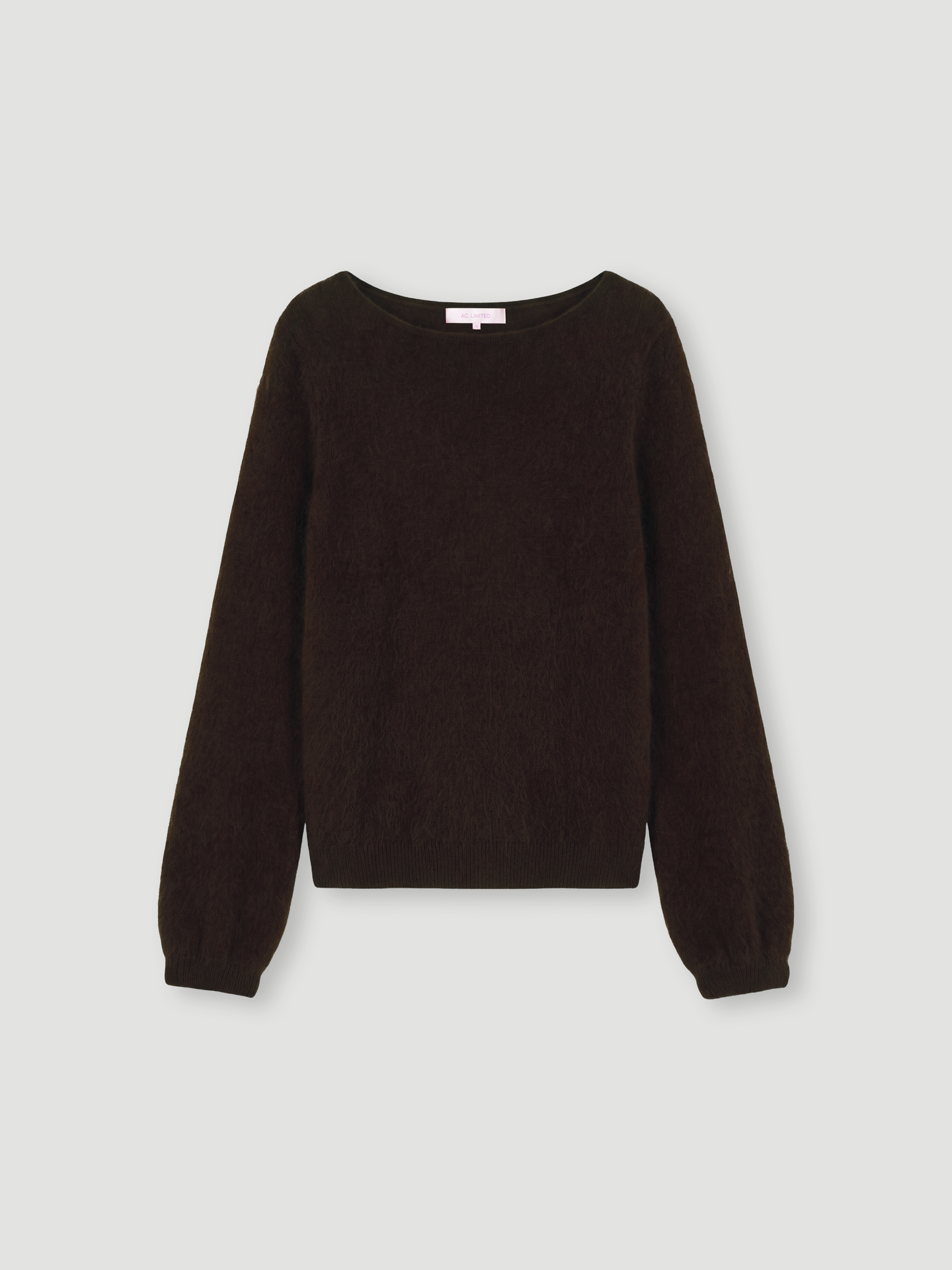 pull garance - Cachemire brossé - brownie