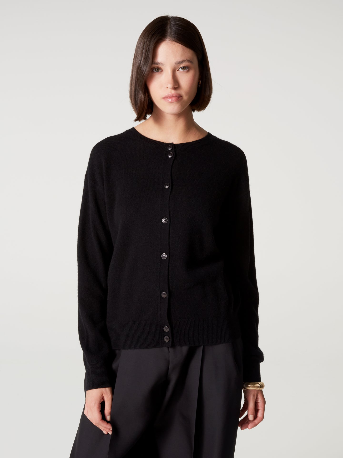 cardigan lisette - Kaschmir - Schwarz