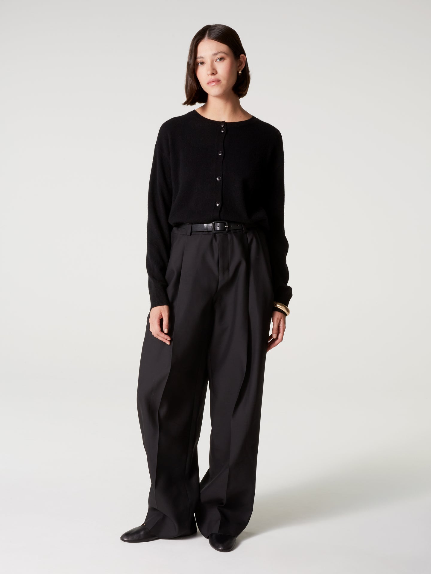 cardigan lisette - Kaschmir - Schwarz