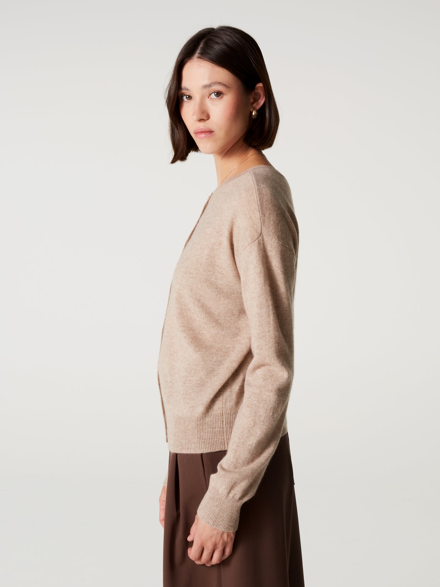 Cardigan Lisette - Kaschmir - Kastanienbraun