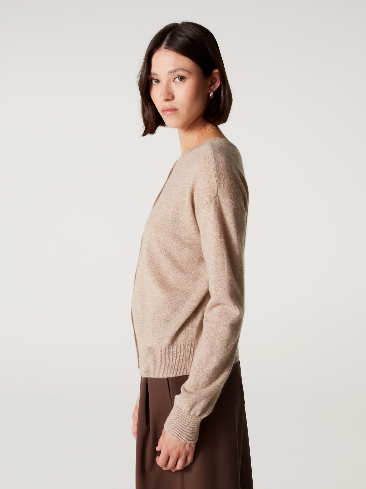 Cardigan Lisette - Kaschmir - Kastanienbraun