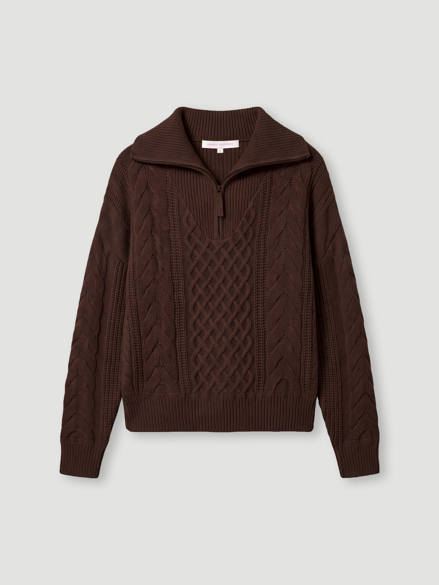 Augustine jumper - Cashmere wool - brownie