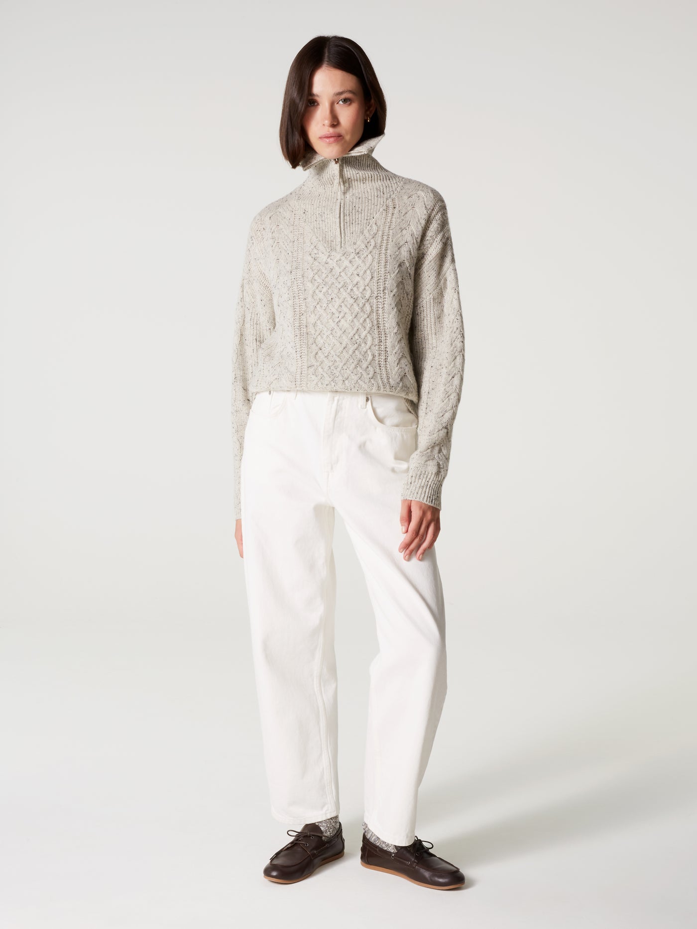 Augustine jumper - Cashmere wool - granite