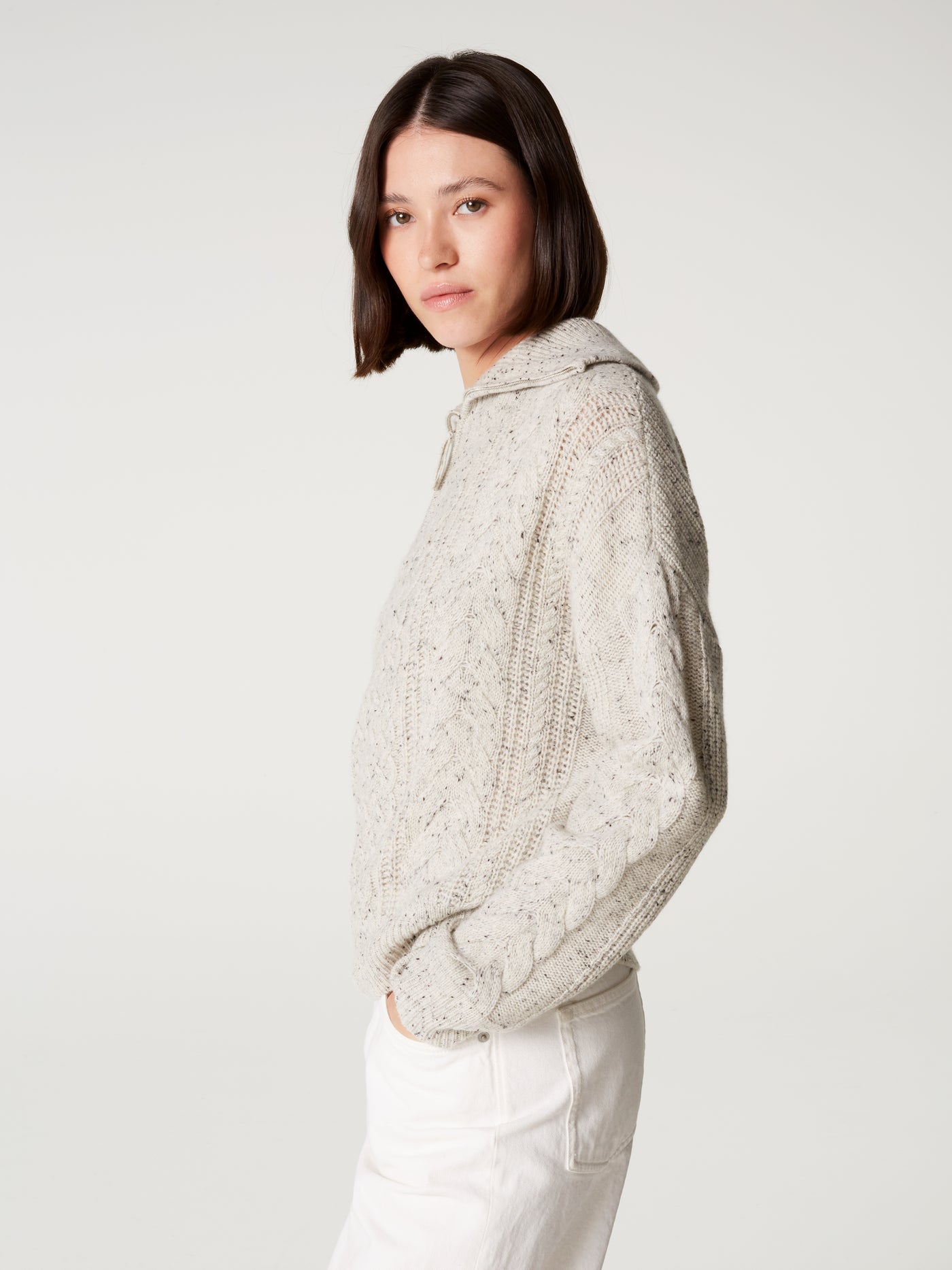 Augustine jumper - Cashmere wool - granite