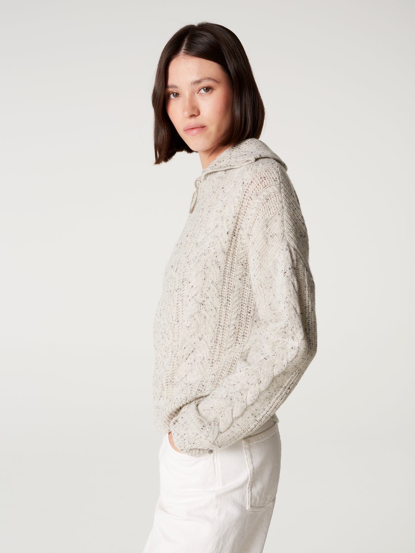 Augustine jumper - Cashmere wool - granite