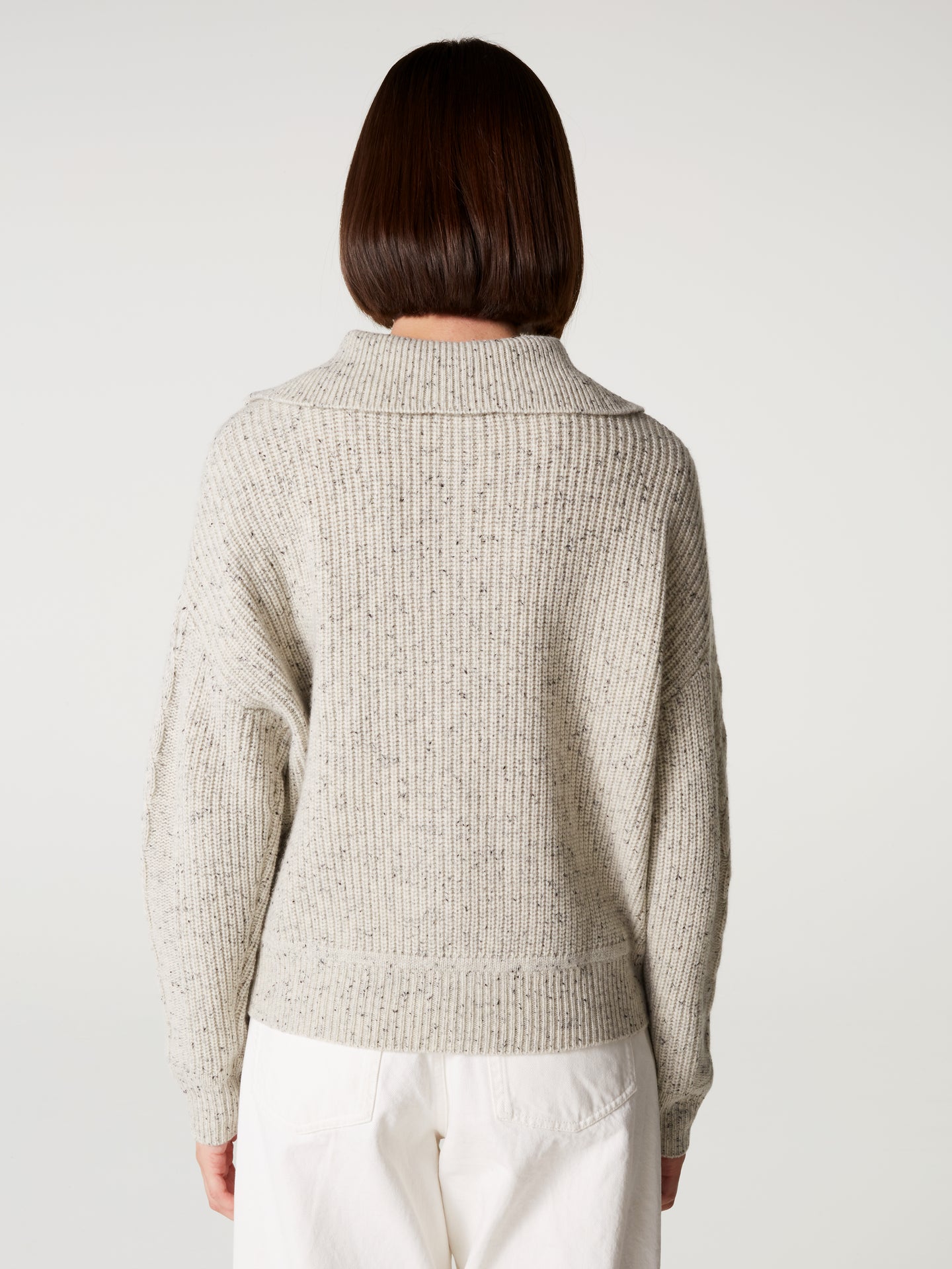 Augustine jumper - Cashmere wool - granite