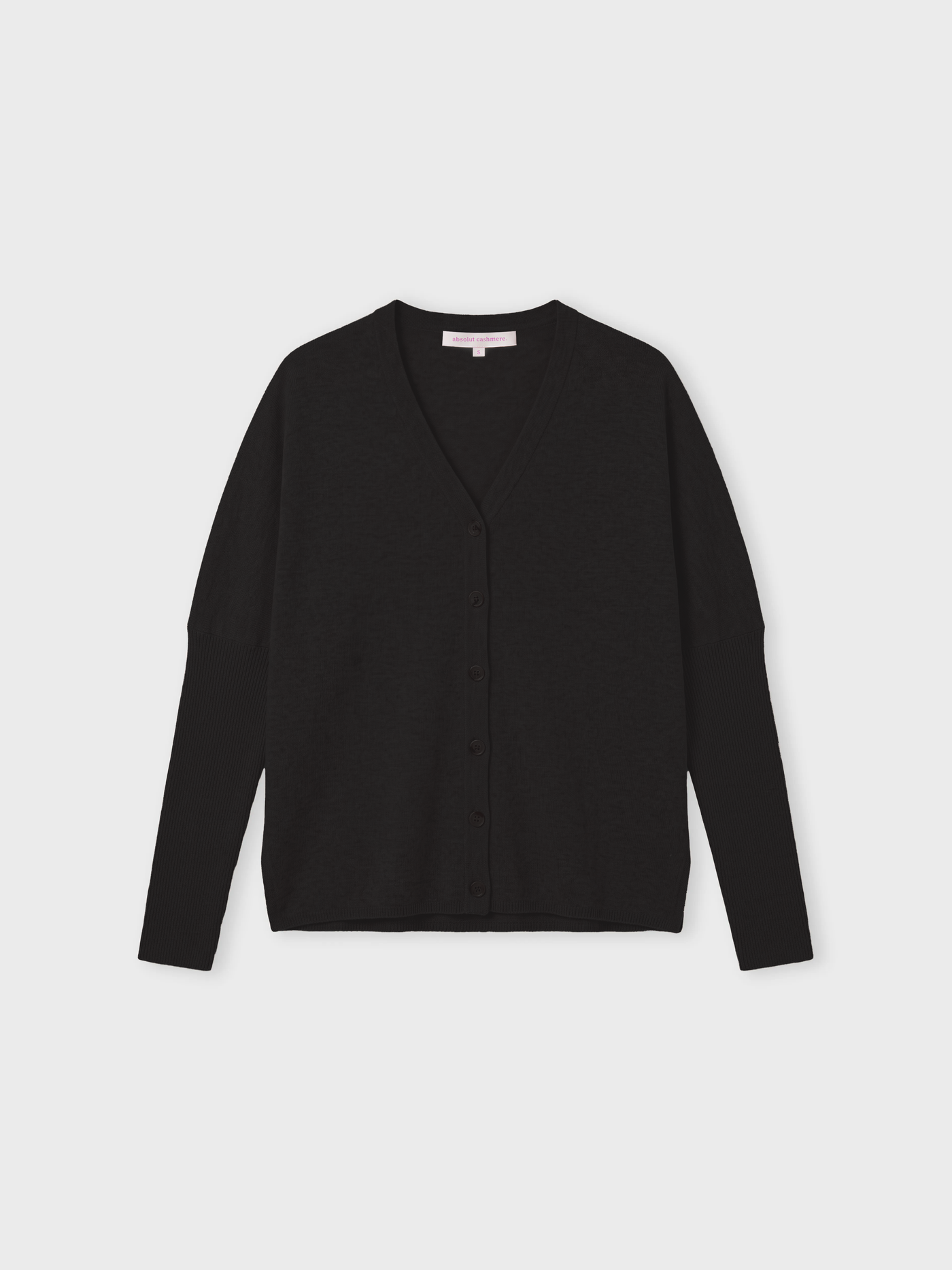 cardigan poncho alison - Cachemire - black