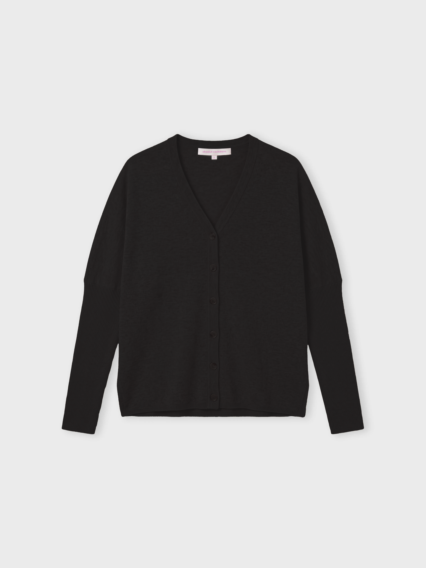 alison poncho cardigan - Cashmere - nero