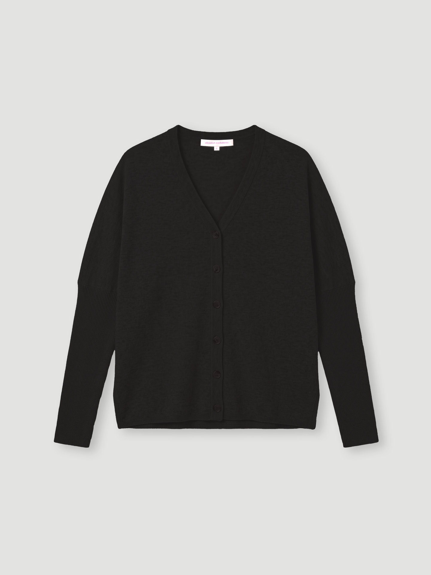 Poncho-Cardigan Alison - Kaschmir - Schwarz