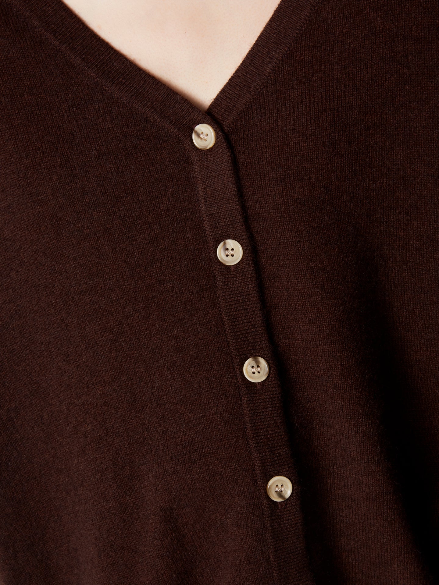 Alison poncho cardigan - cashmere - brownie