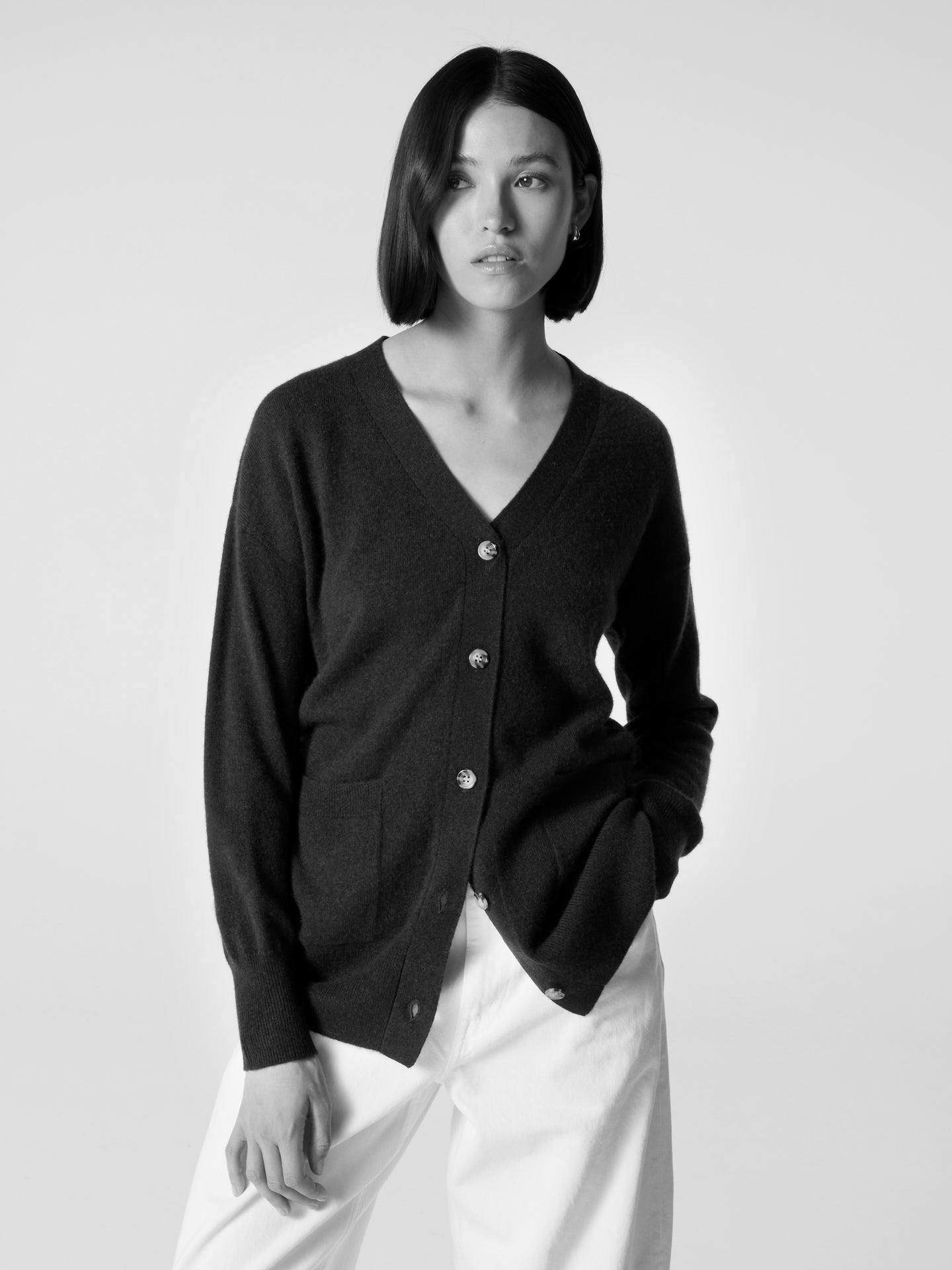 Cardigan Tamy - Kaschmir - Navy