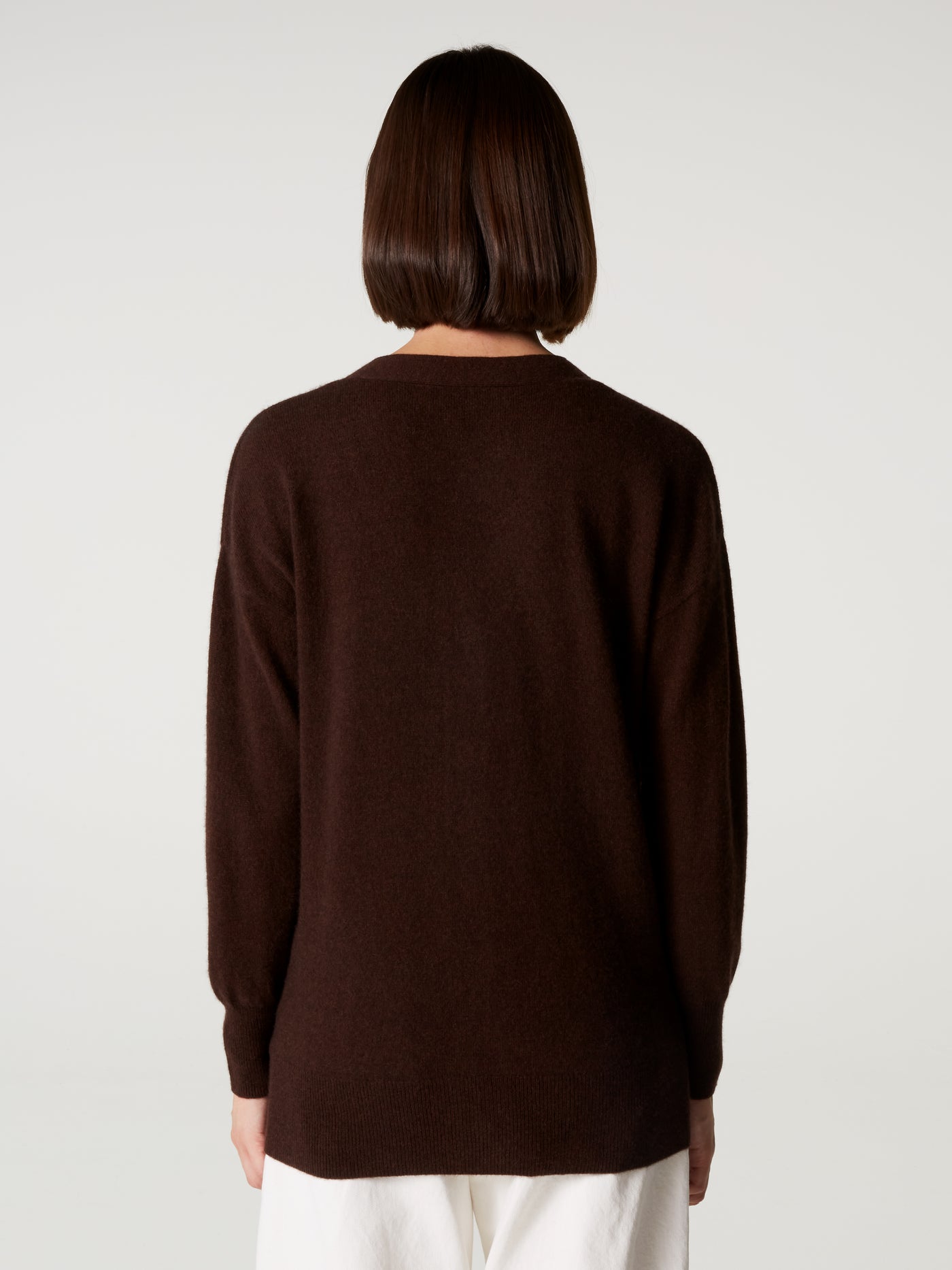tamy cardigan - cashmere - brownie