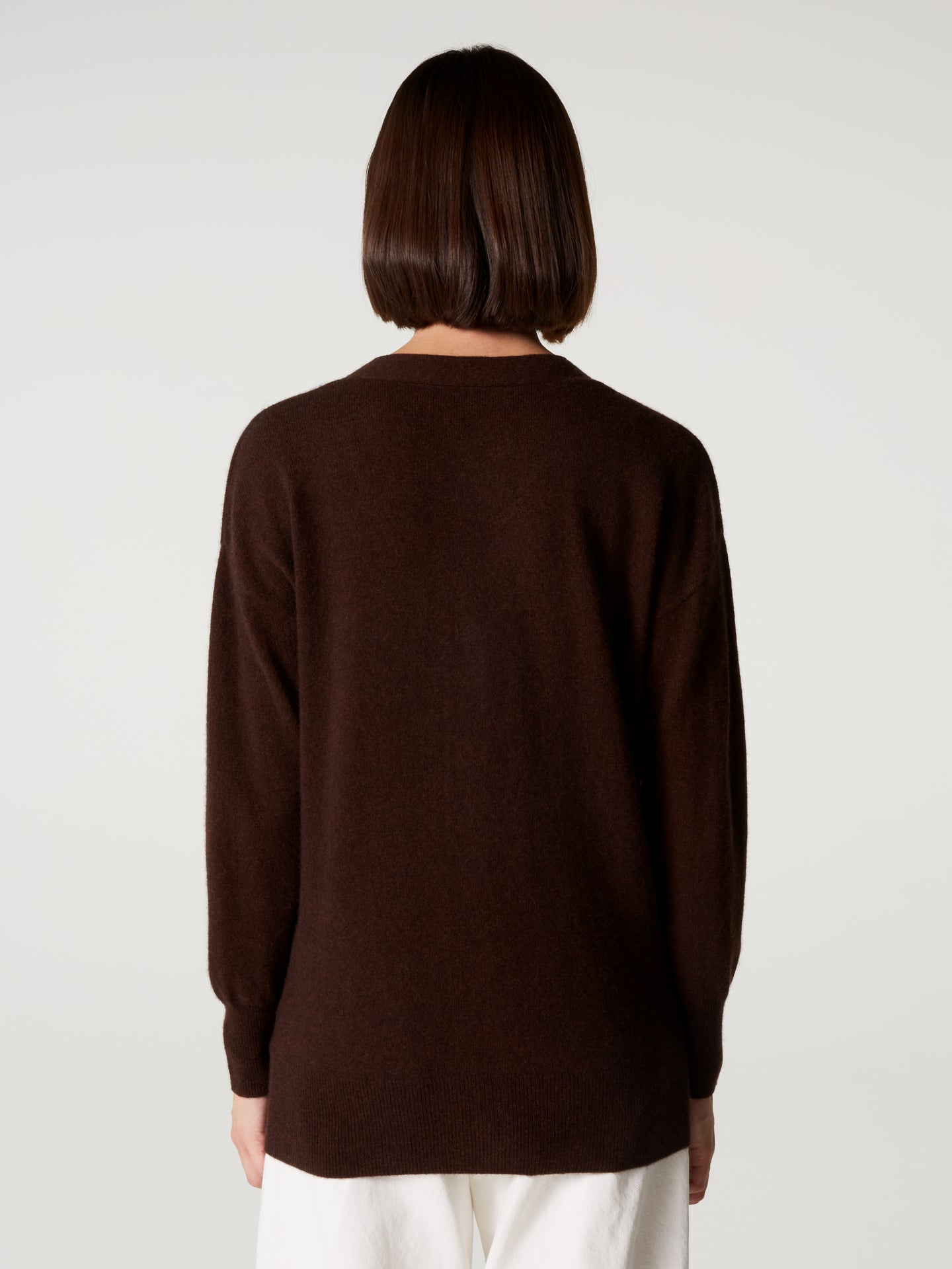 cardigan tamy - Kaschmir - brownie