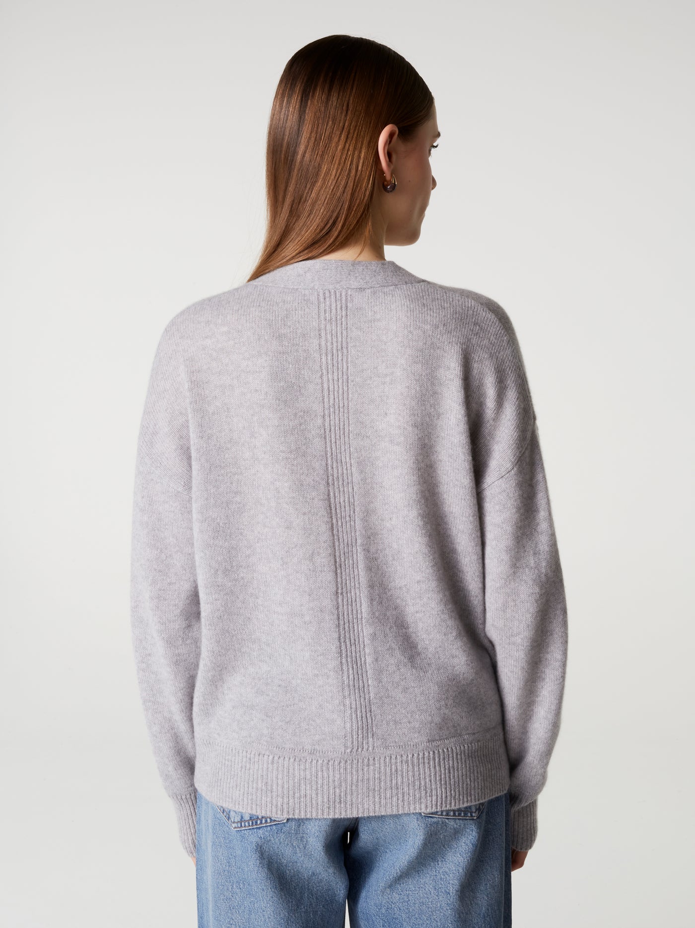 cardigan josephine - Cachemire épais - ash