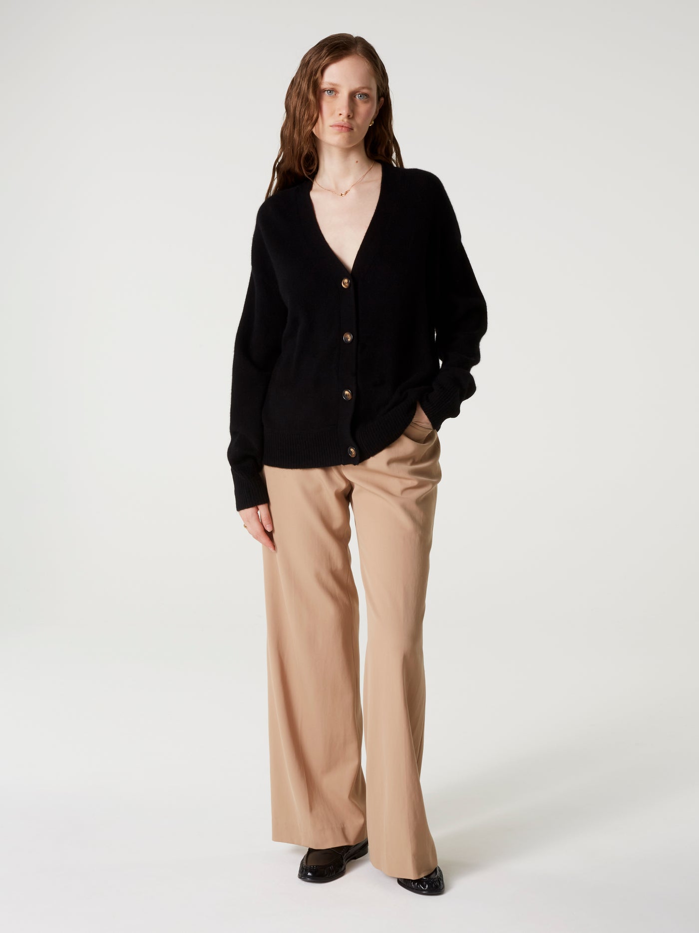 cardigan josephine - Cachemire épais - black