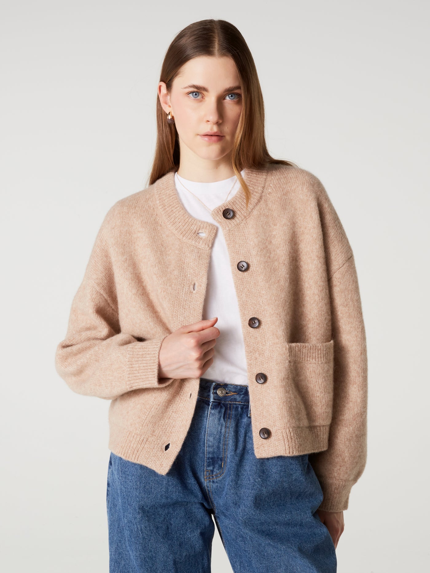 veste wendy - Laine coton - light beige
