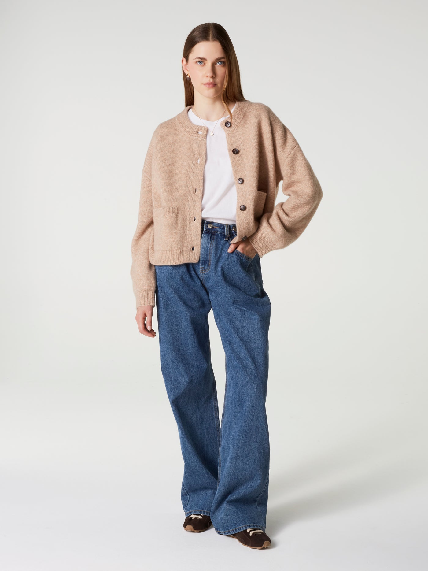 veste wendy - Laine coton - light beige
