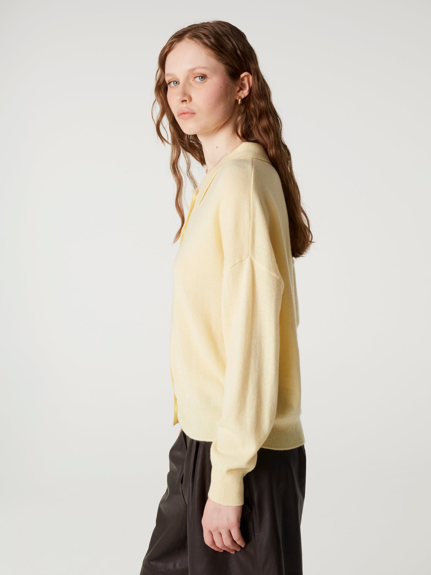majura shirt - cashmere - light yellow