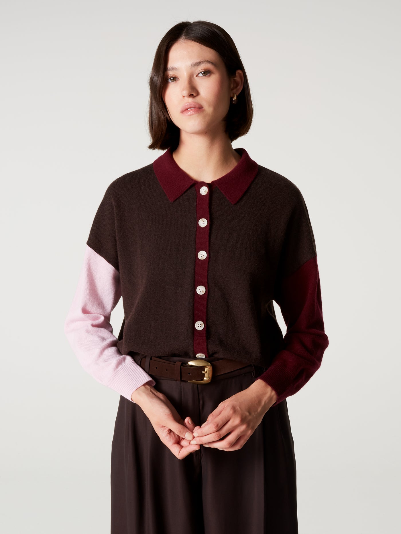 chemise majura fancy - Cachemire - dark brown