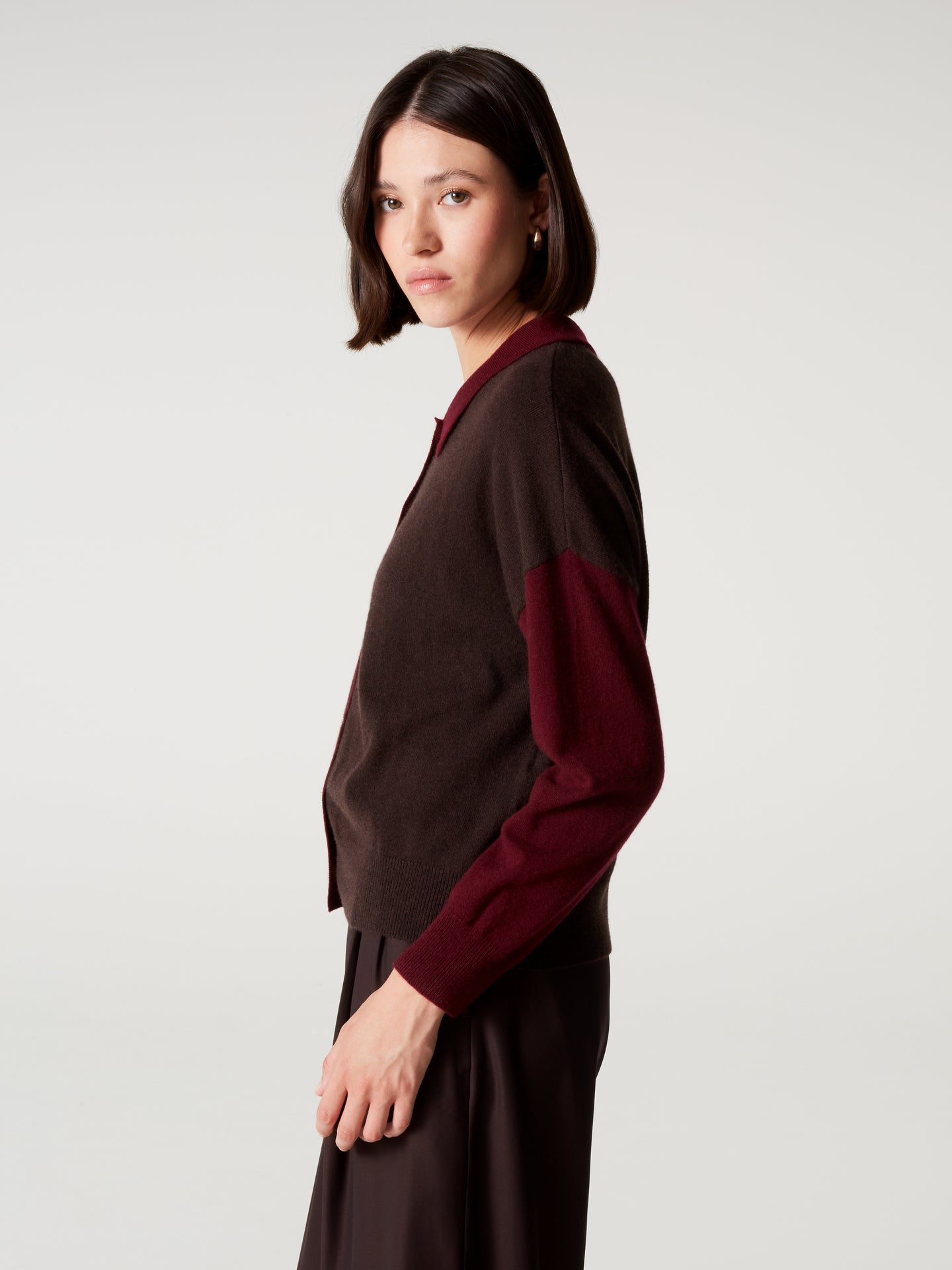 Hemd Majura Fancy - Kaschmir - dark brown