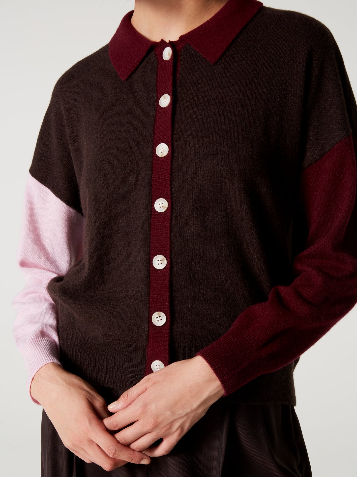 Hemd Majura Fancy - Kaschmir - dark brown