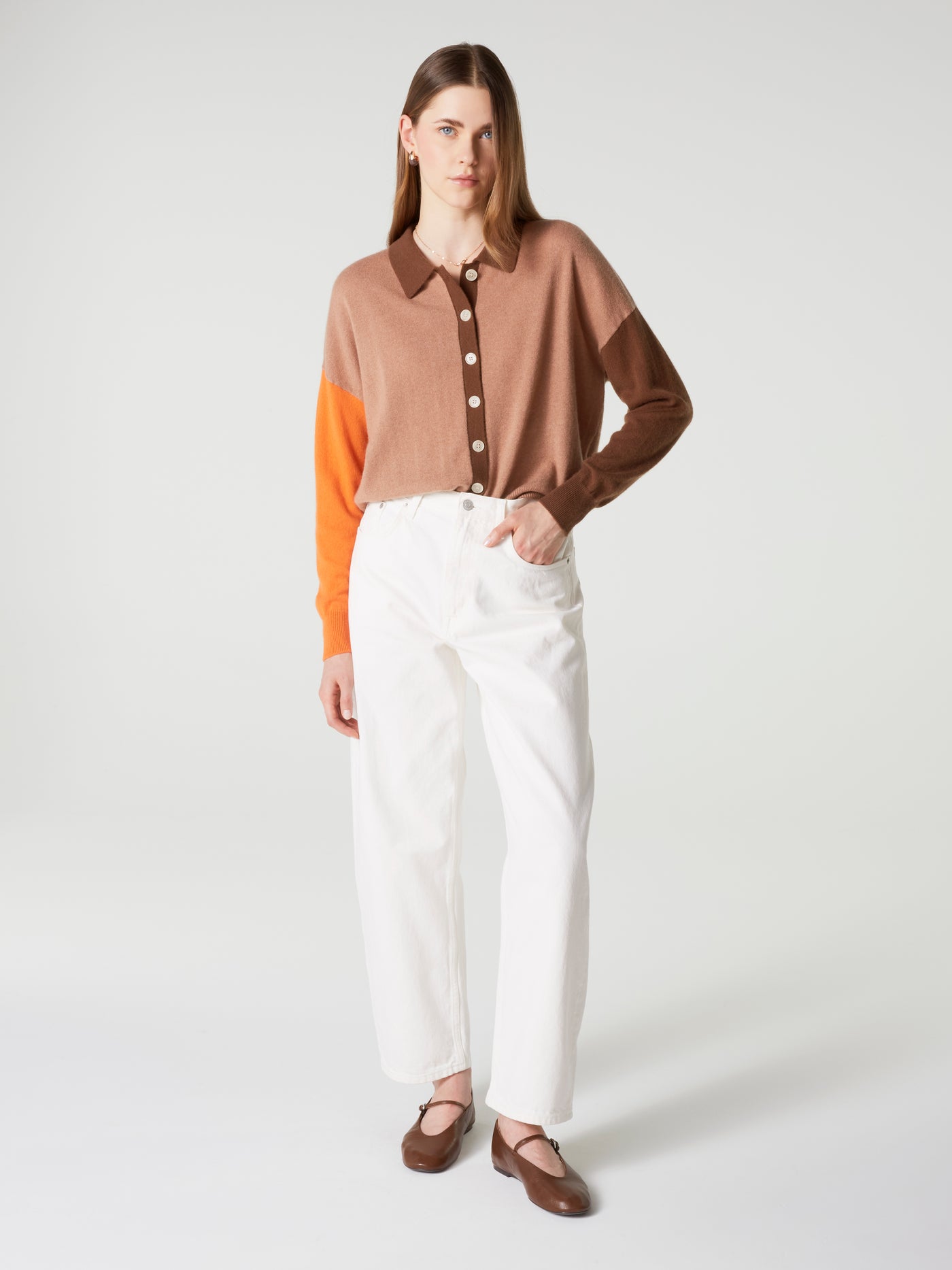 chemise majura fancy - Cachemire - light brown