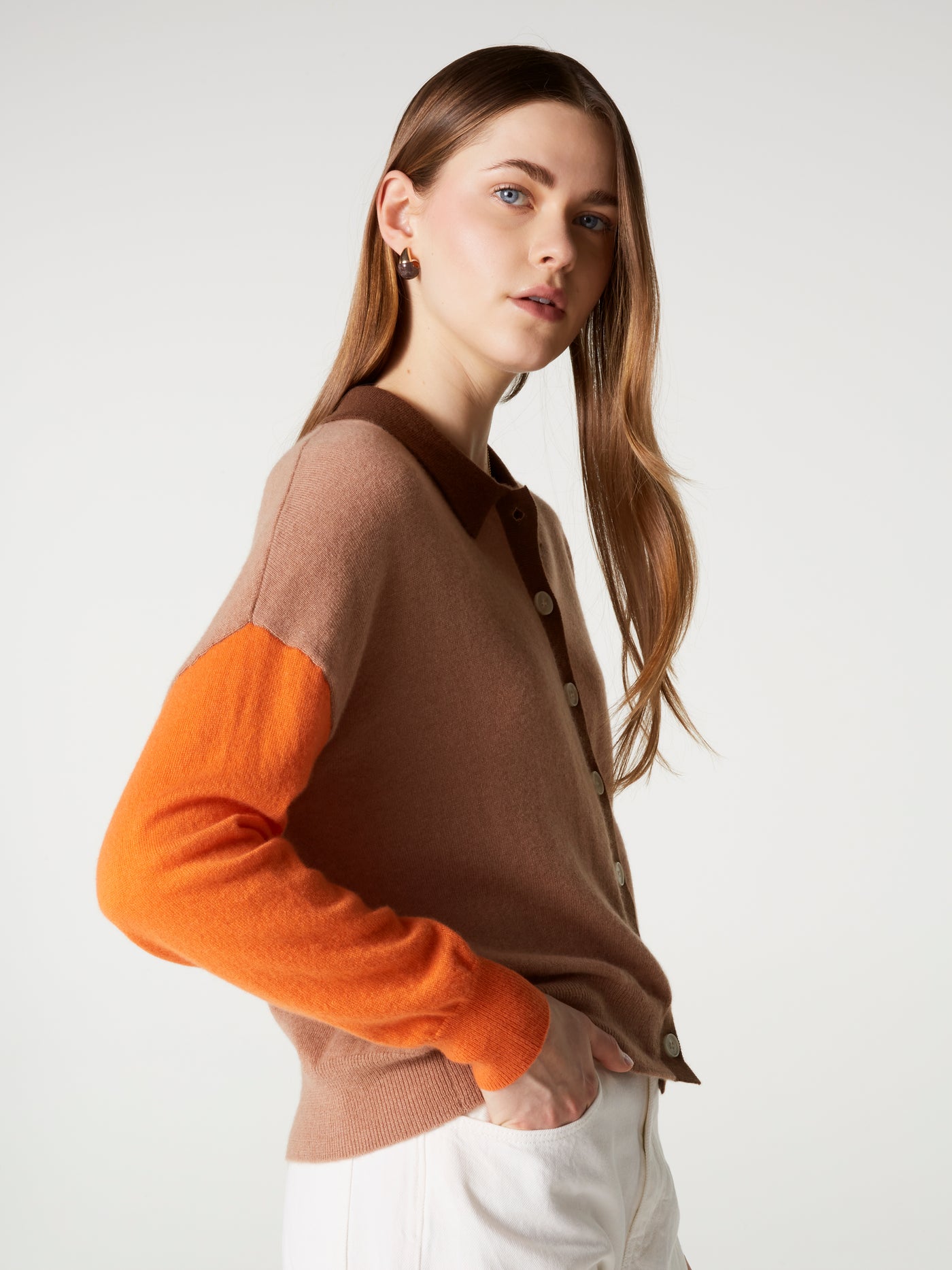 chemise majura fancy - Cachemire - light brown