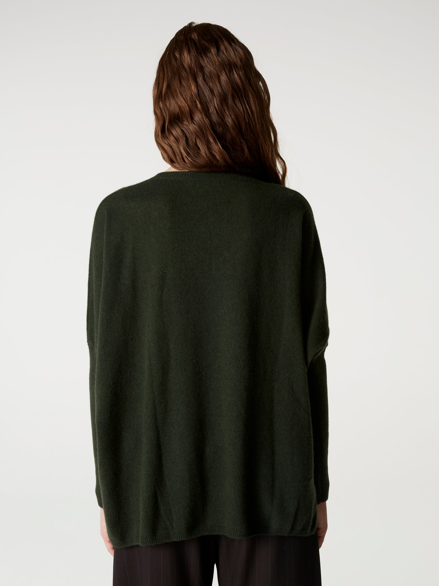 pull poncho camille - Cachemire - dark artichoke