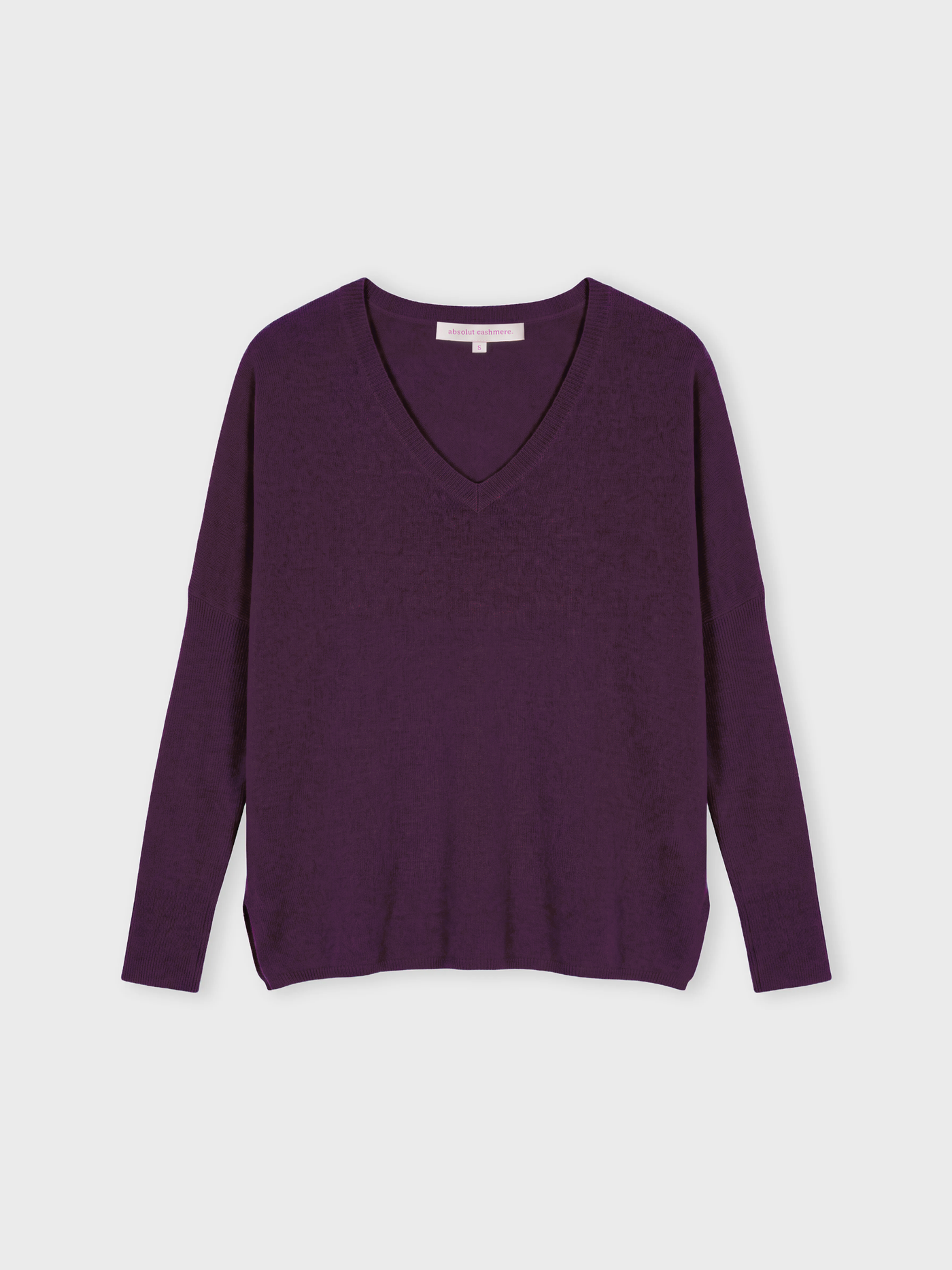 pull poncho camille - Cachemire - heather plum